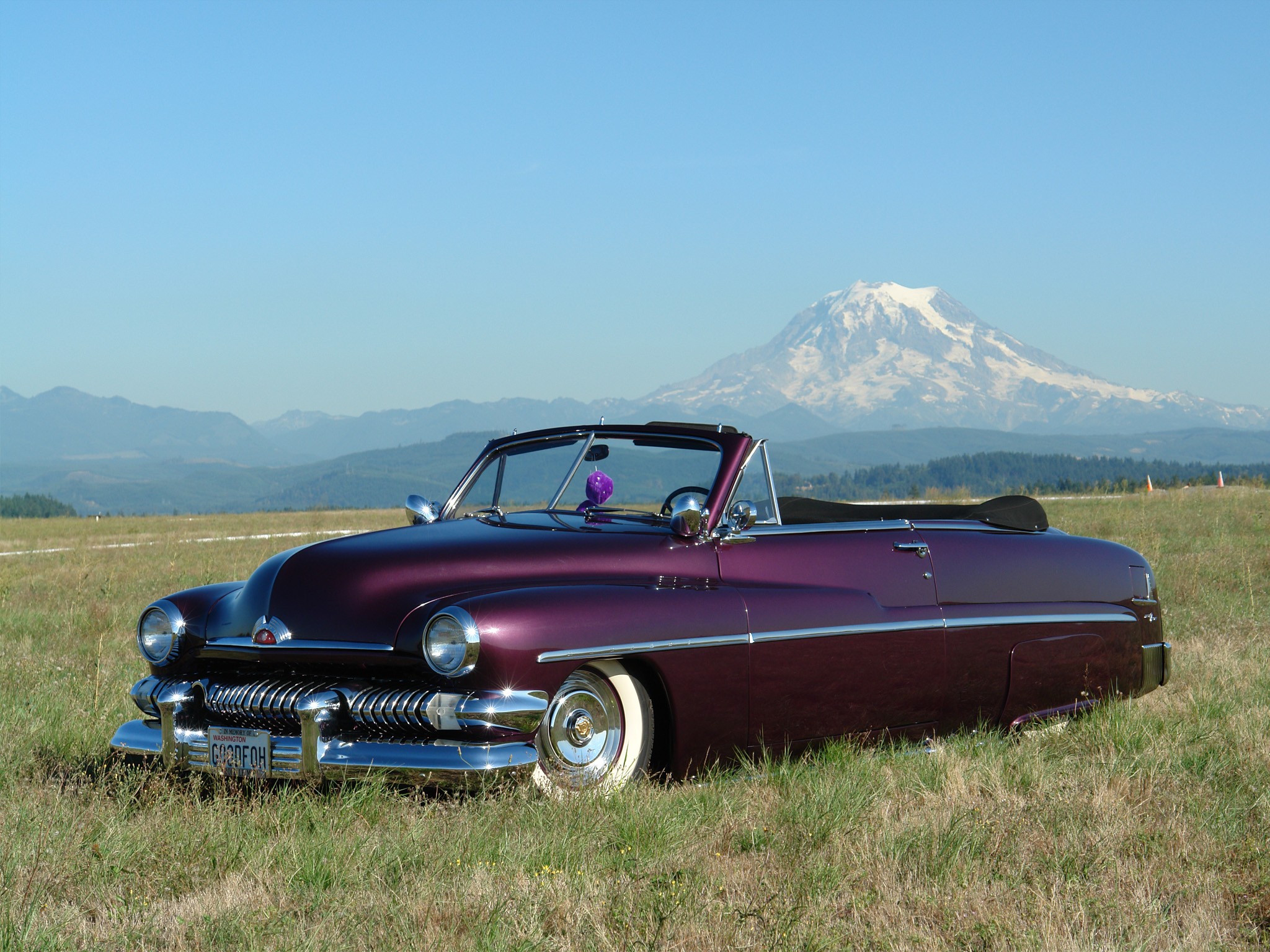 Car Mount St Helens Vintage Car Purple Cars Purple 2048x1536