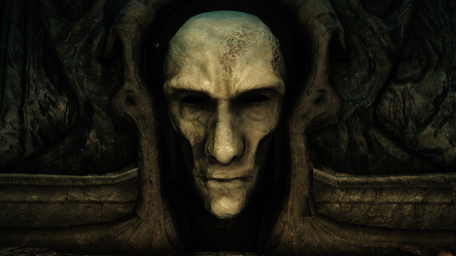 The Elder Scrolls V Skyrim Screen Shot Sky Temple PC Gaming Modding Smiling 1920x1080