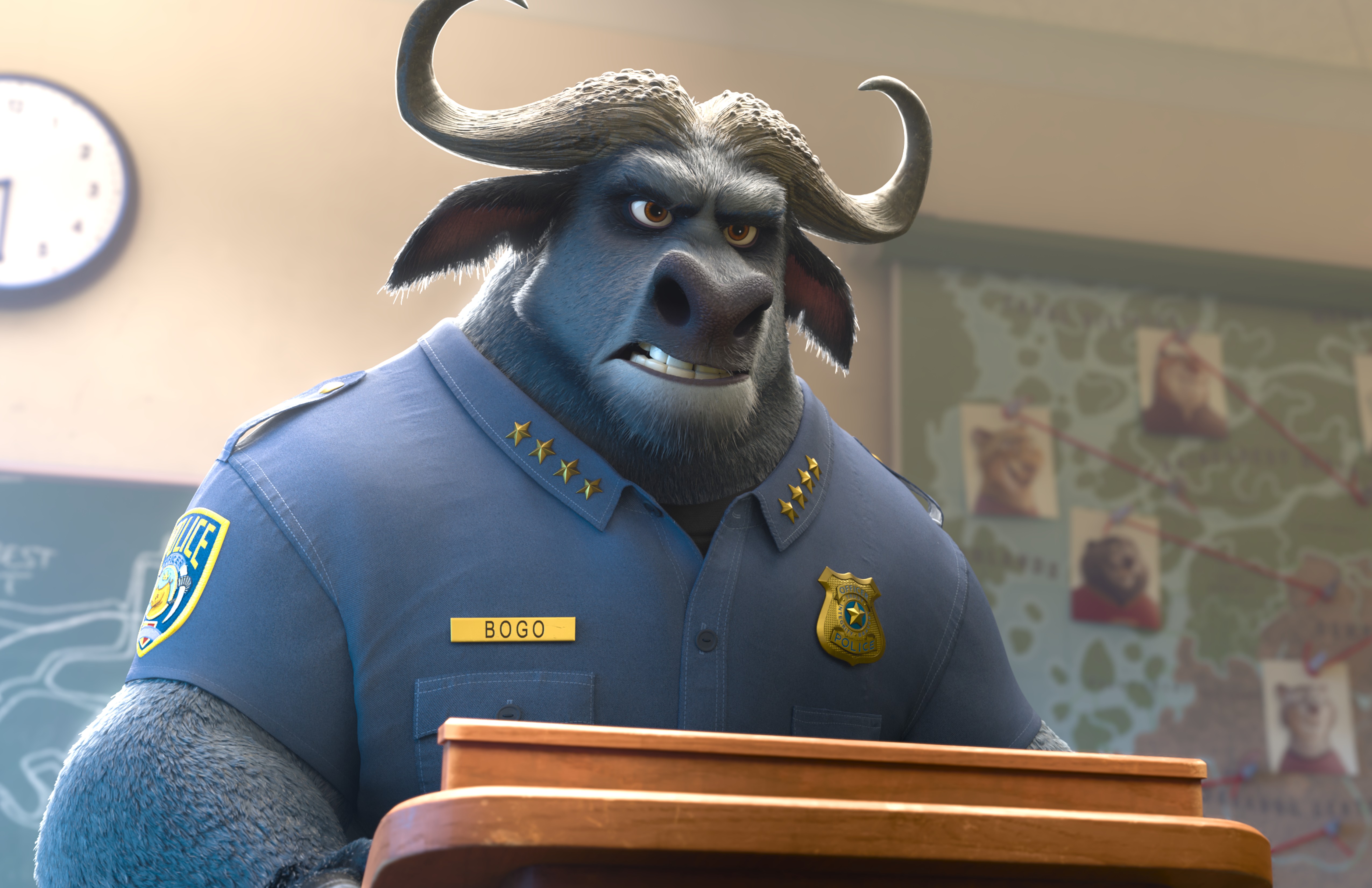 Zootopia Chief Bogo 5100x3300