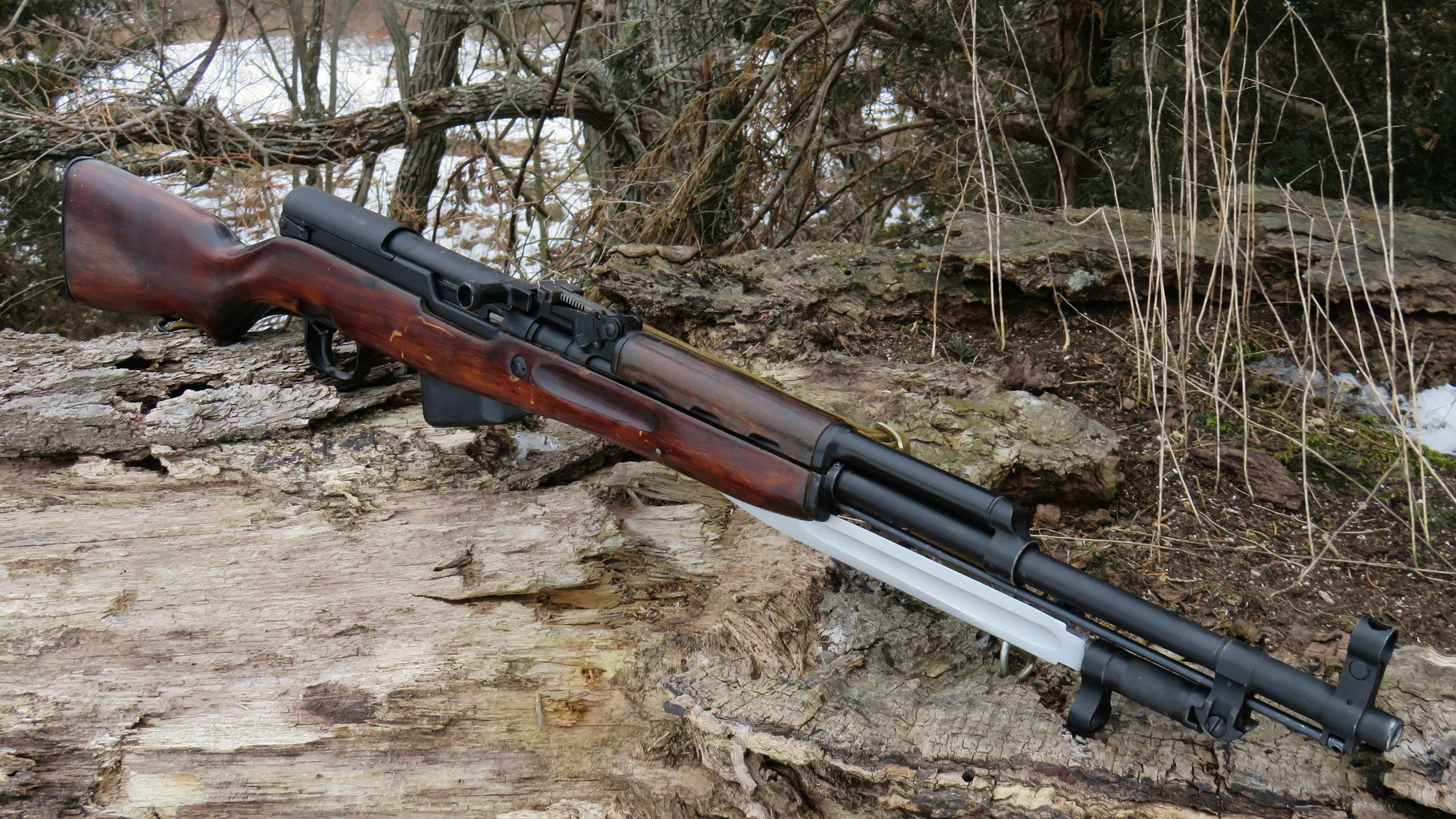 Gun SKS Bayonet 2560x1440