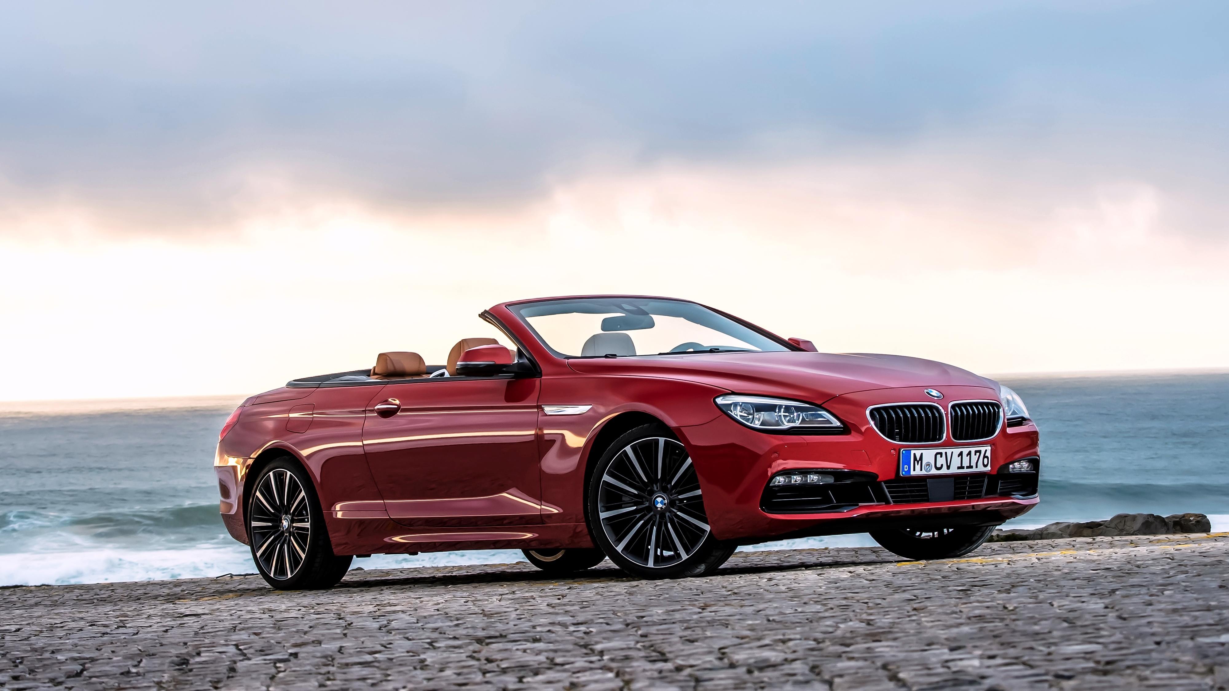 BMW 650i BMW Car Vehicle Red Car 4000x2250