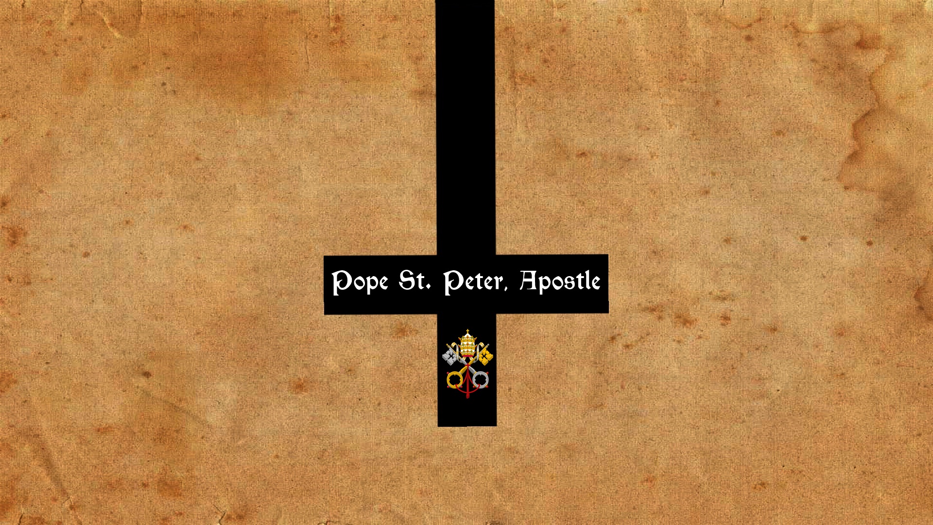 Church Pope Vatican City 12 Apostles Keys Cross 1920x1080
