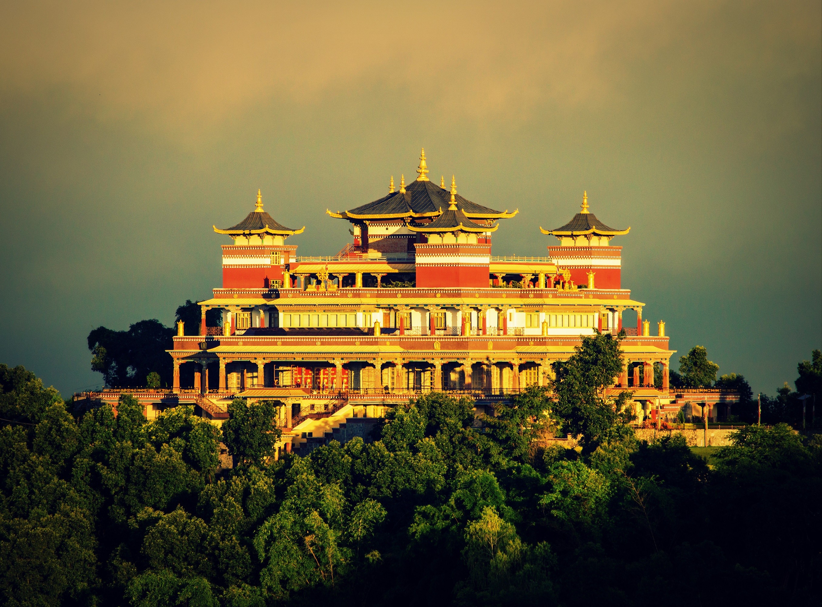 Nepal Kathmandu Monastery 2709x2000