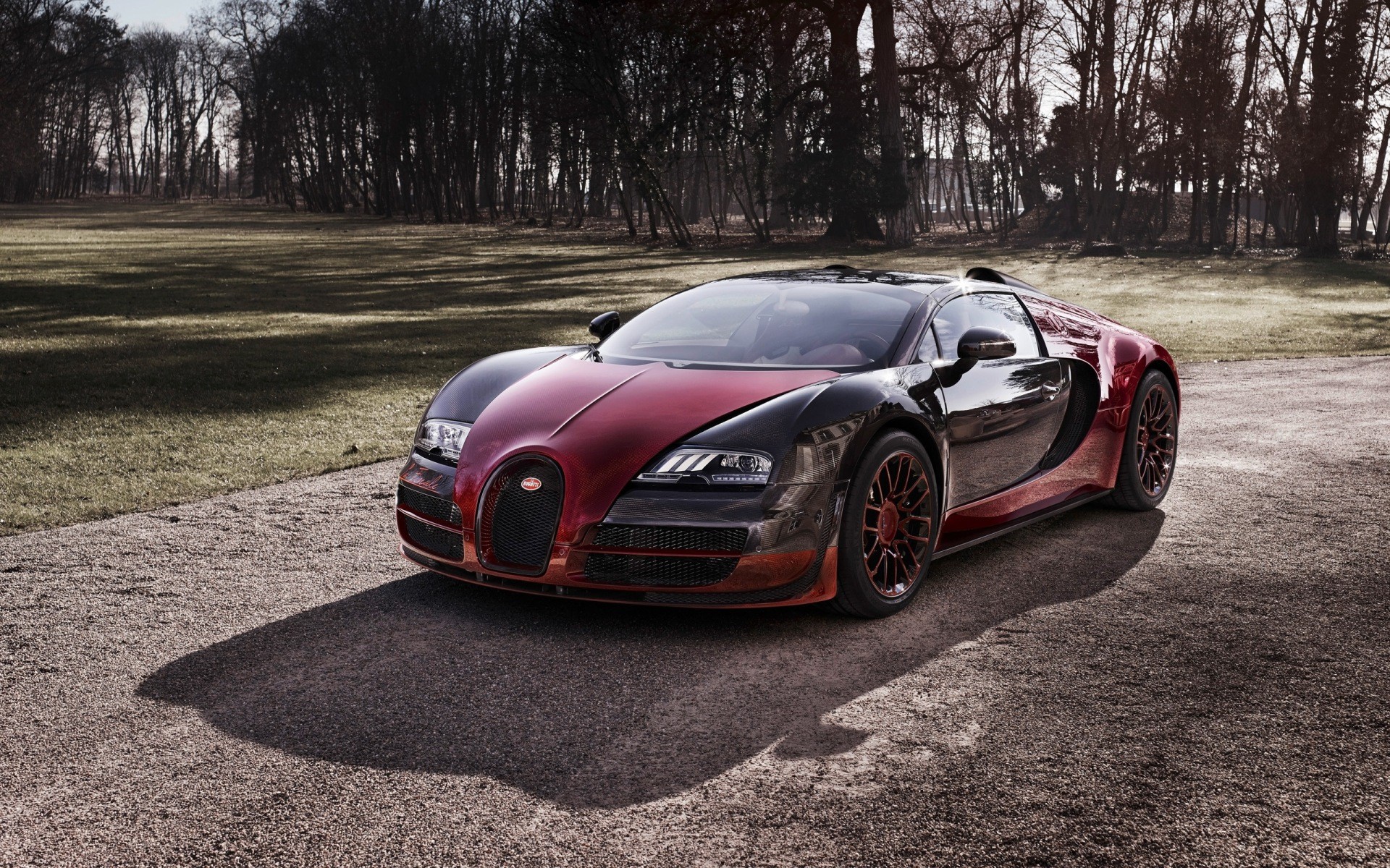 Bugatti Veyron Grand Sport Vitesse Bugatti Bugatti Veyron Car Red Cars Vehicle 1920x1200