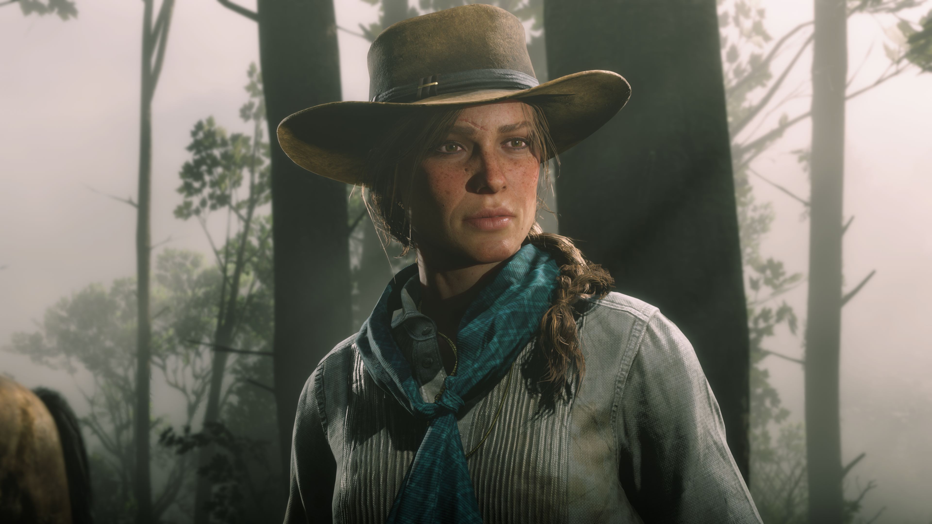 Red Dead Redemption 2 Rockstar Games Video Games Red Dead Redemption Sadie Adler Video Game Girls Vi 3840x2160