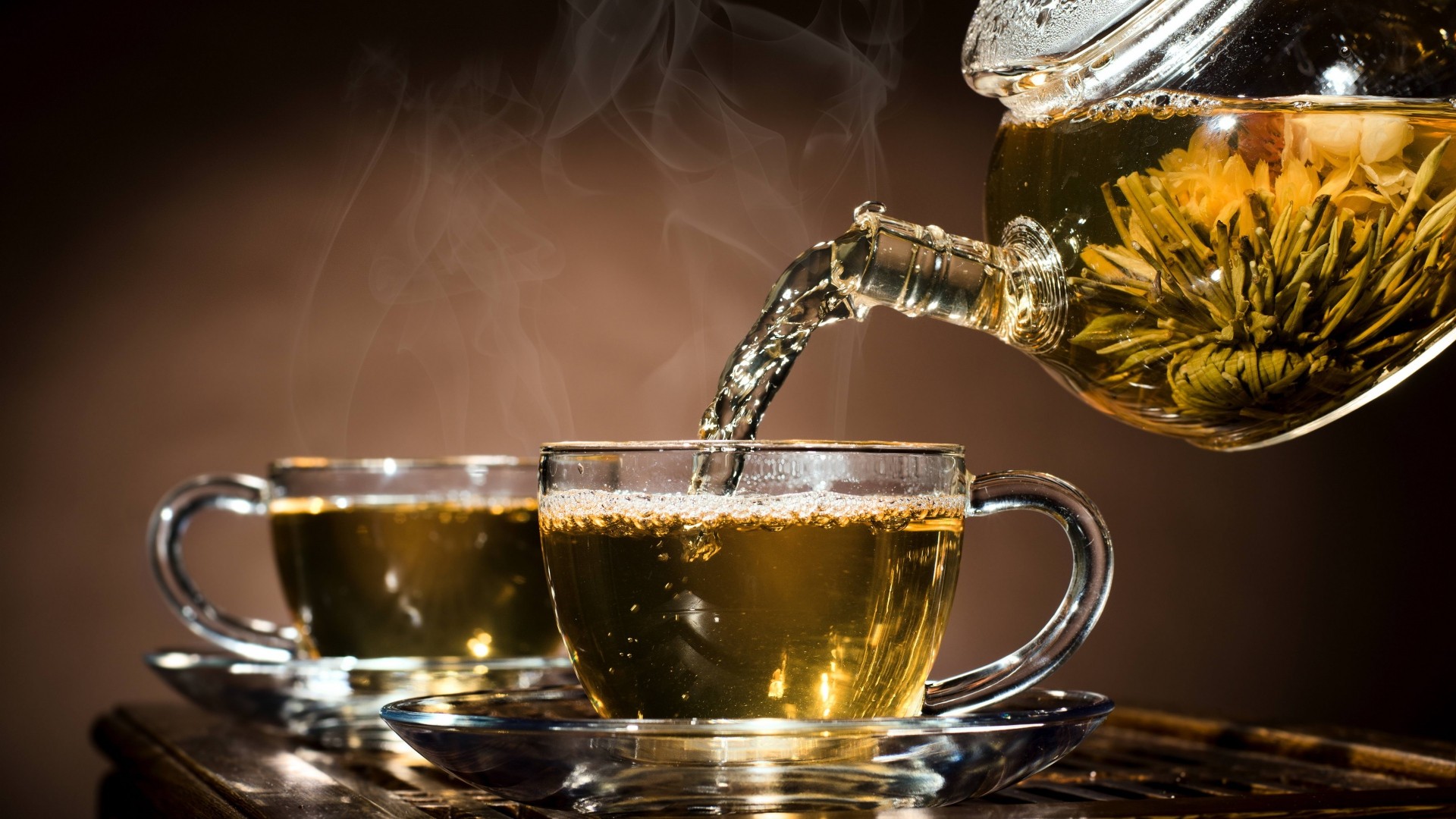 Tea Teapot Kettle Cup Liquid 1920x1080