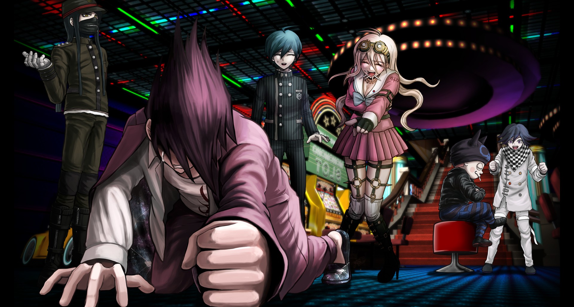 Danganronpa V3 Video Game High School Video Game Characters Video Games Visual Novel People 1920x1027