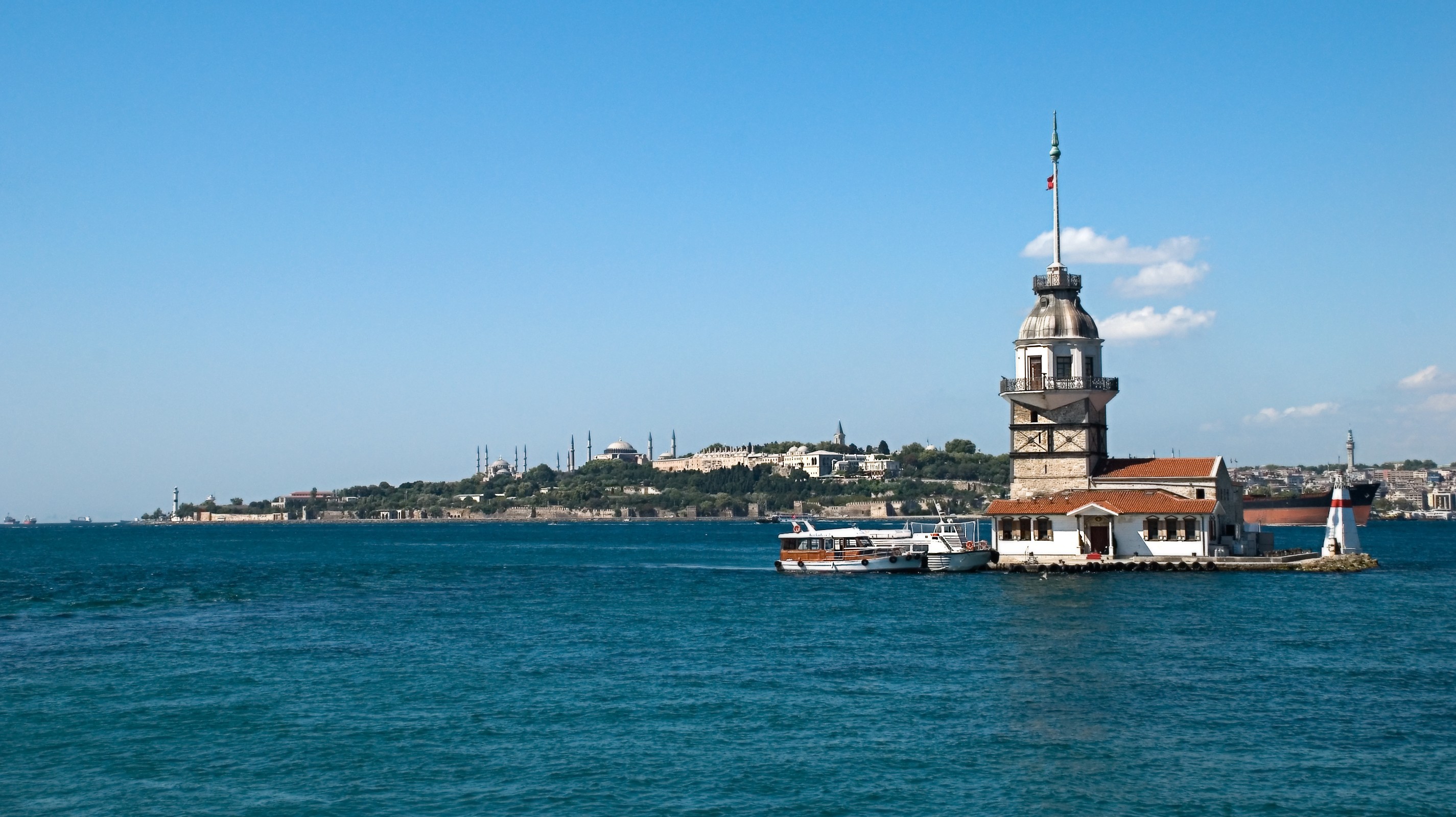 Istanbul Maidens Tower City Bosphorus Tower 2850x1600