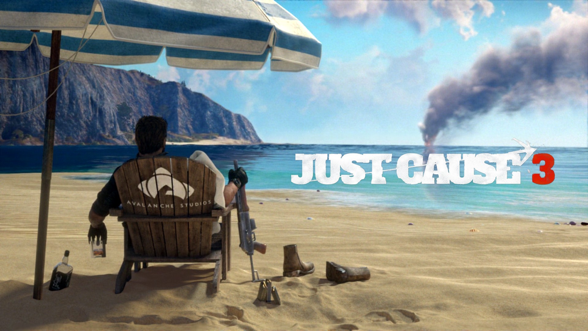 Just Cause 3 Video Games Video Game Art Rico Rodriguez 1920x1080