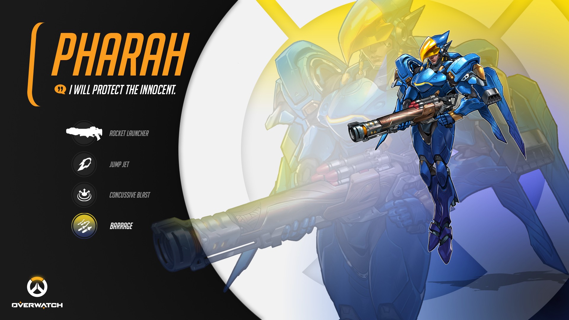 Blizzard Entertainment Overwatch Video Games Fareeha Amari Pharah Overwatch 1920x1080