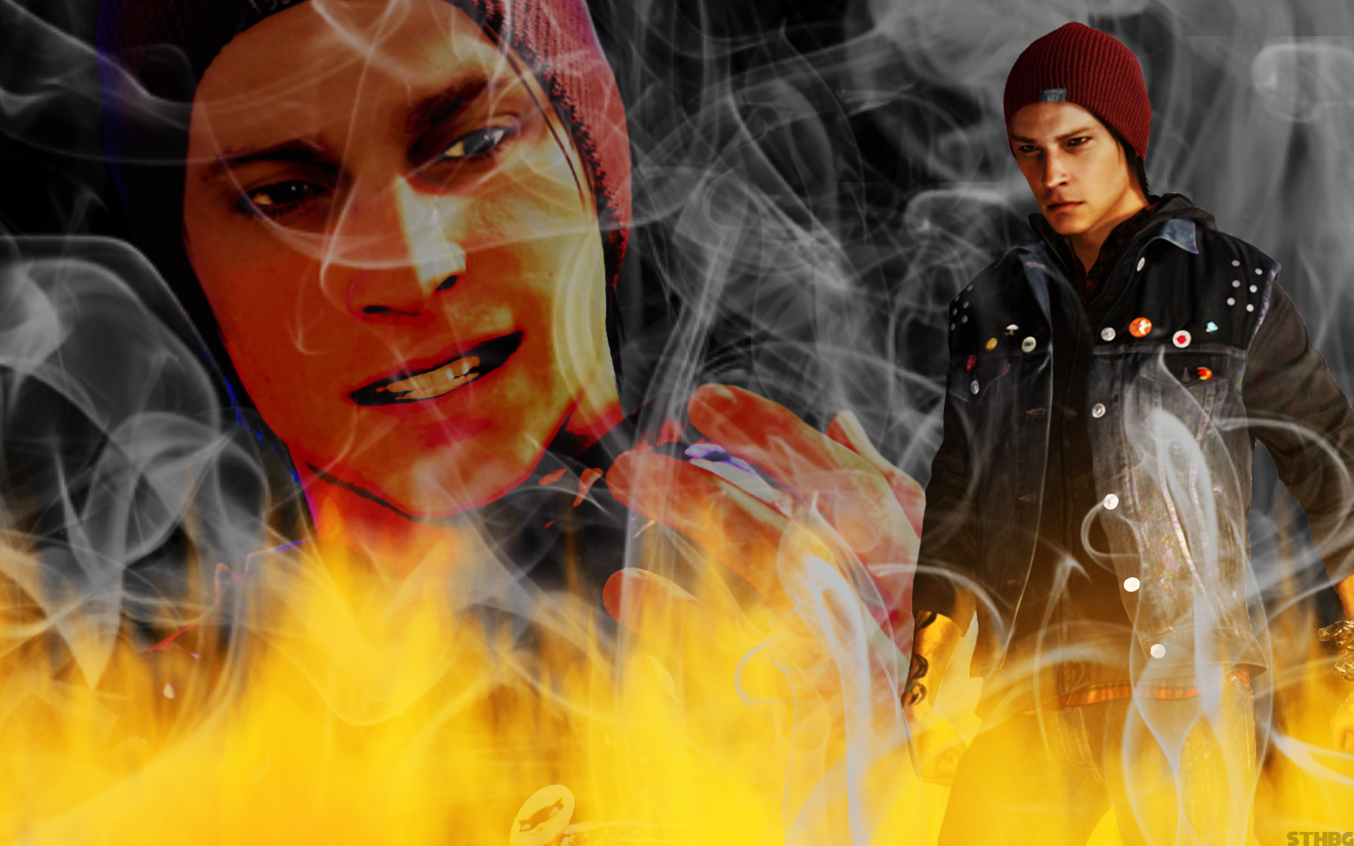 Delsin Rowe Infamous Second Son Video Games 1920x1200