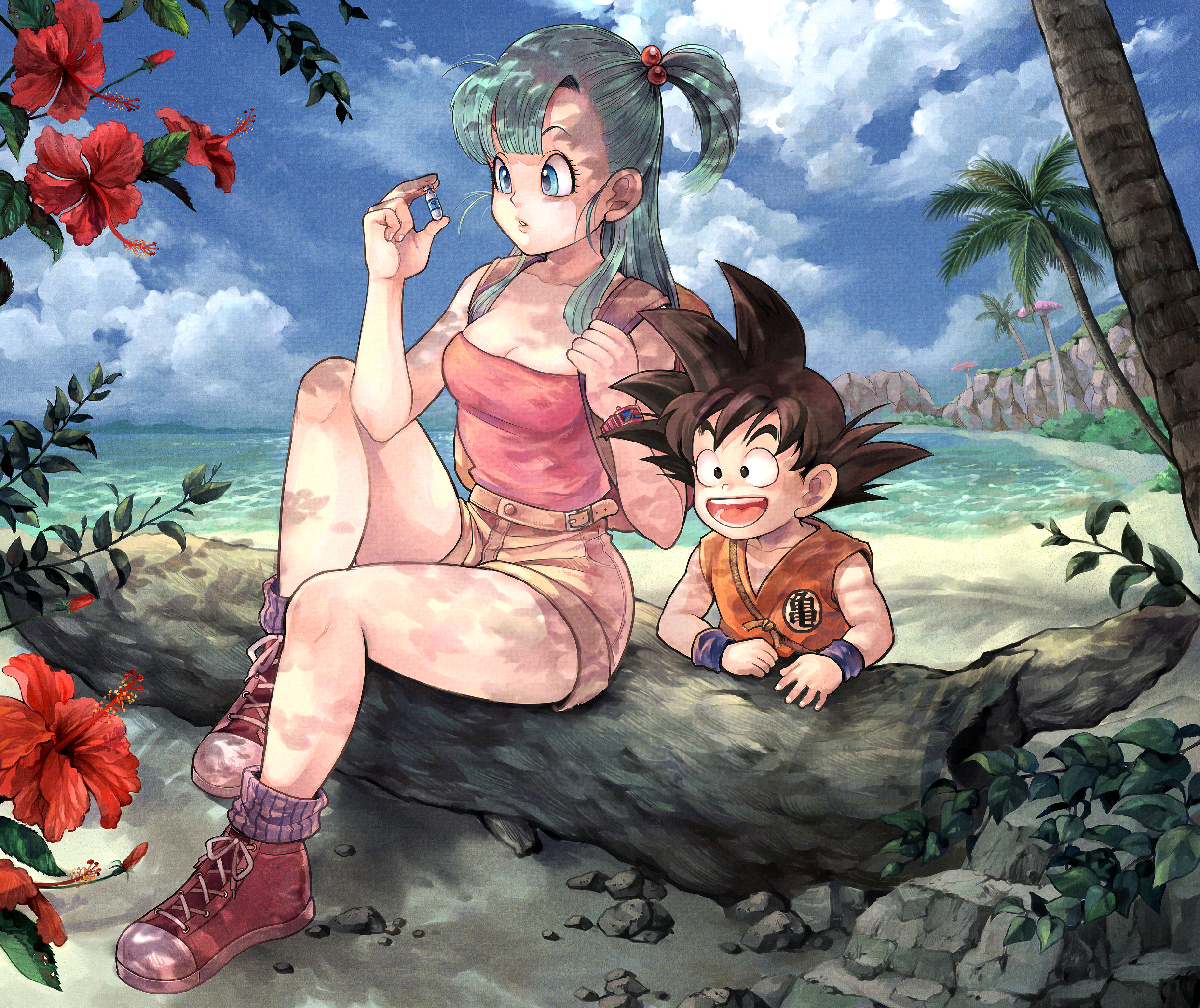 Dragon Ball Bulma Son Goku Young Bulma Anime 2488x2089