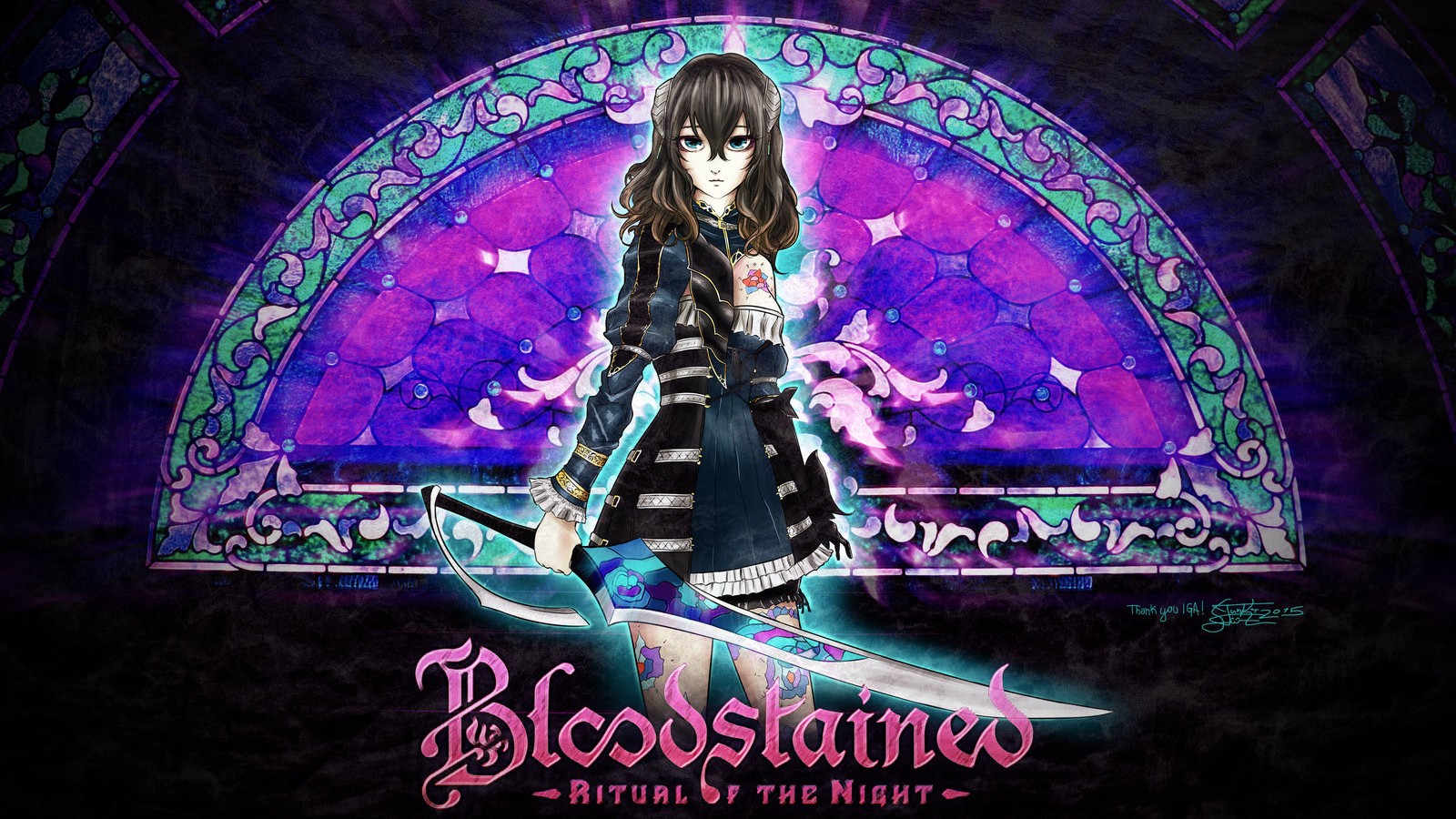 Bloodstained Ritual Of The Night Miriam Bloodstained Video Games Stained Glass 1600x900