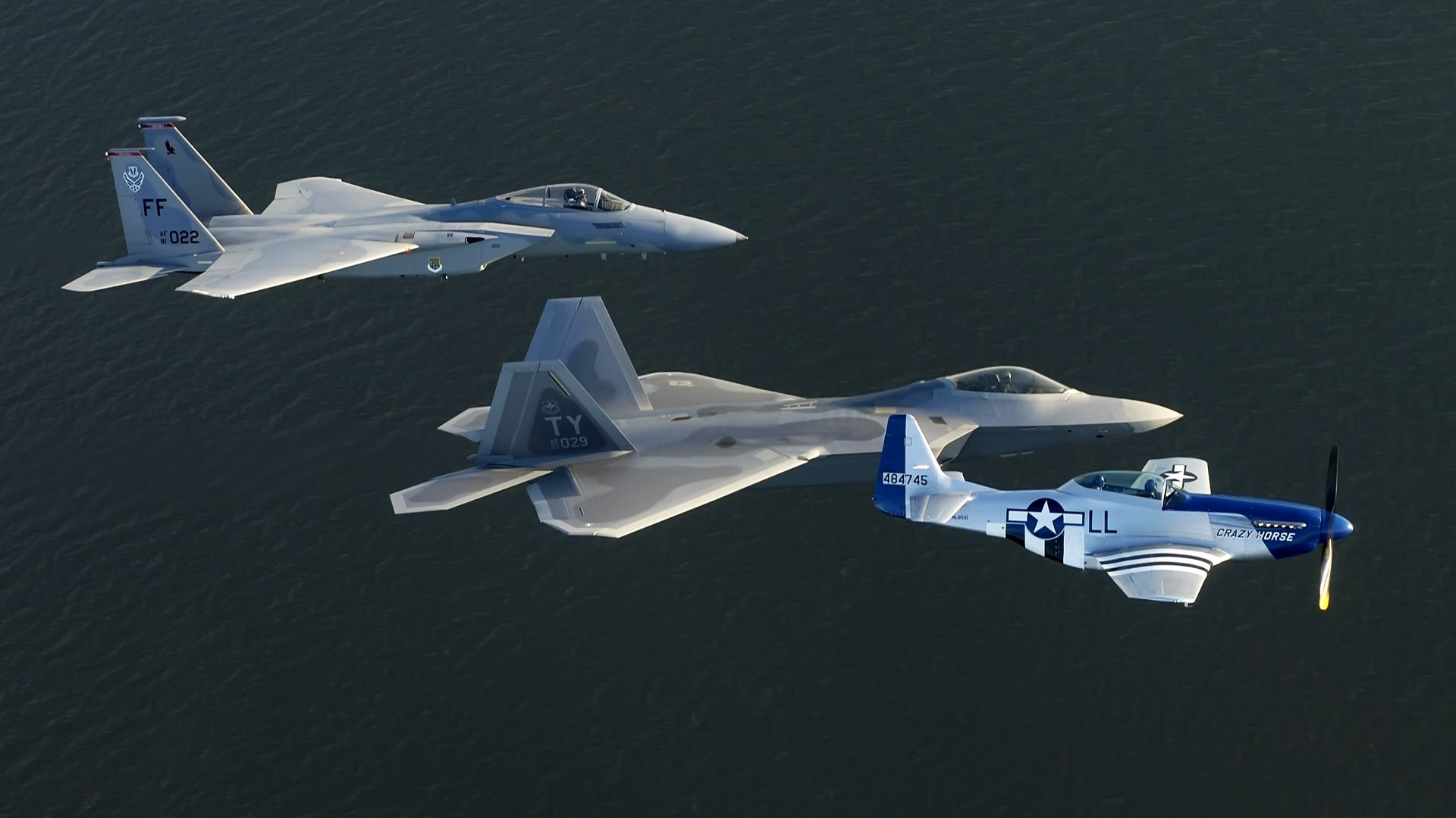 Military Aircraft Airplane Jets F 15 F 22 Raptor F 22 Raptor North American P 51 Mustang Aircraft Wa 1920x1080