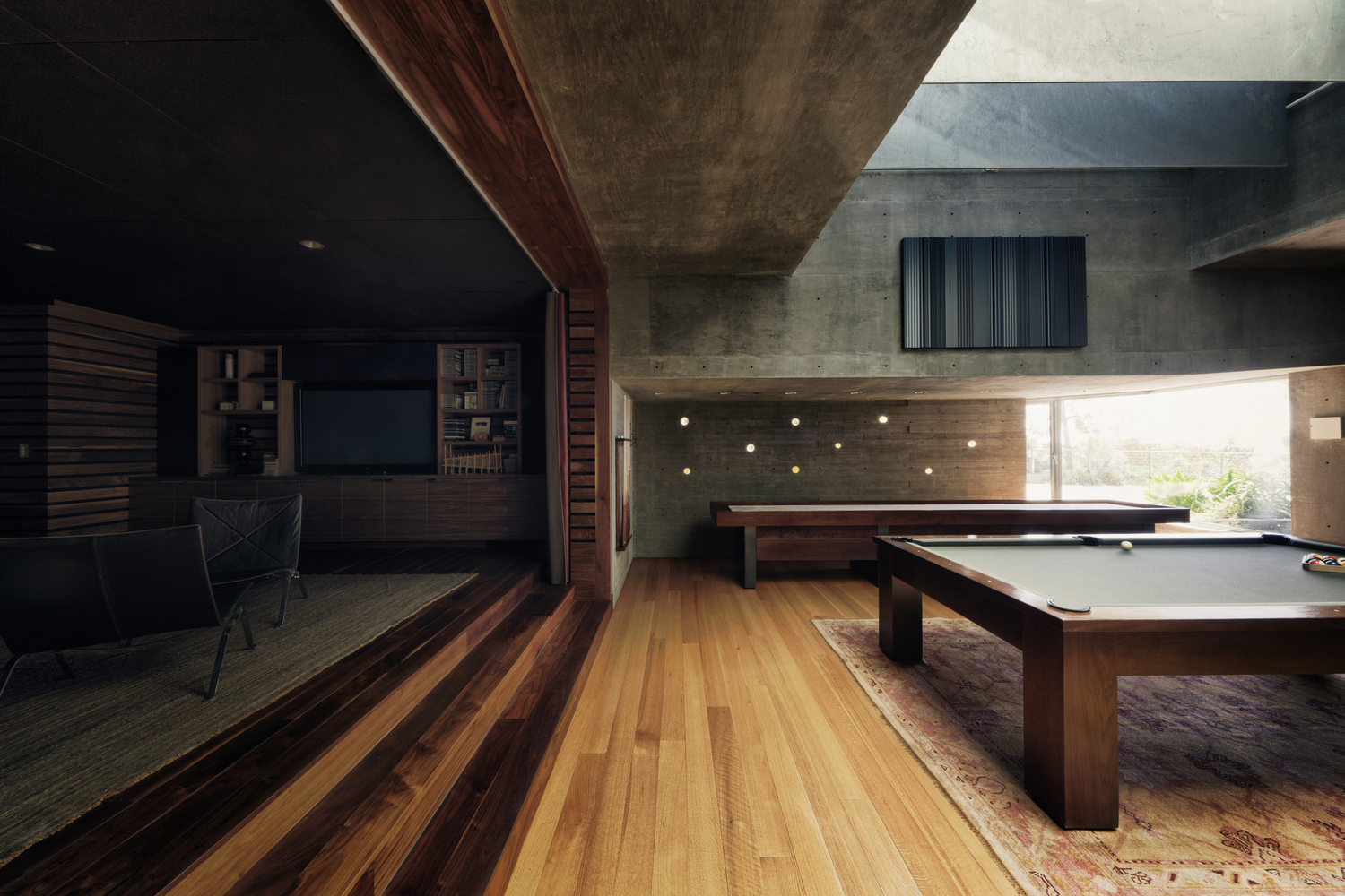 Modern Interior Pool Table Architecture 1500x1000