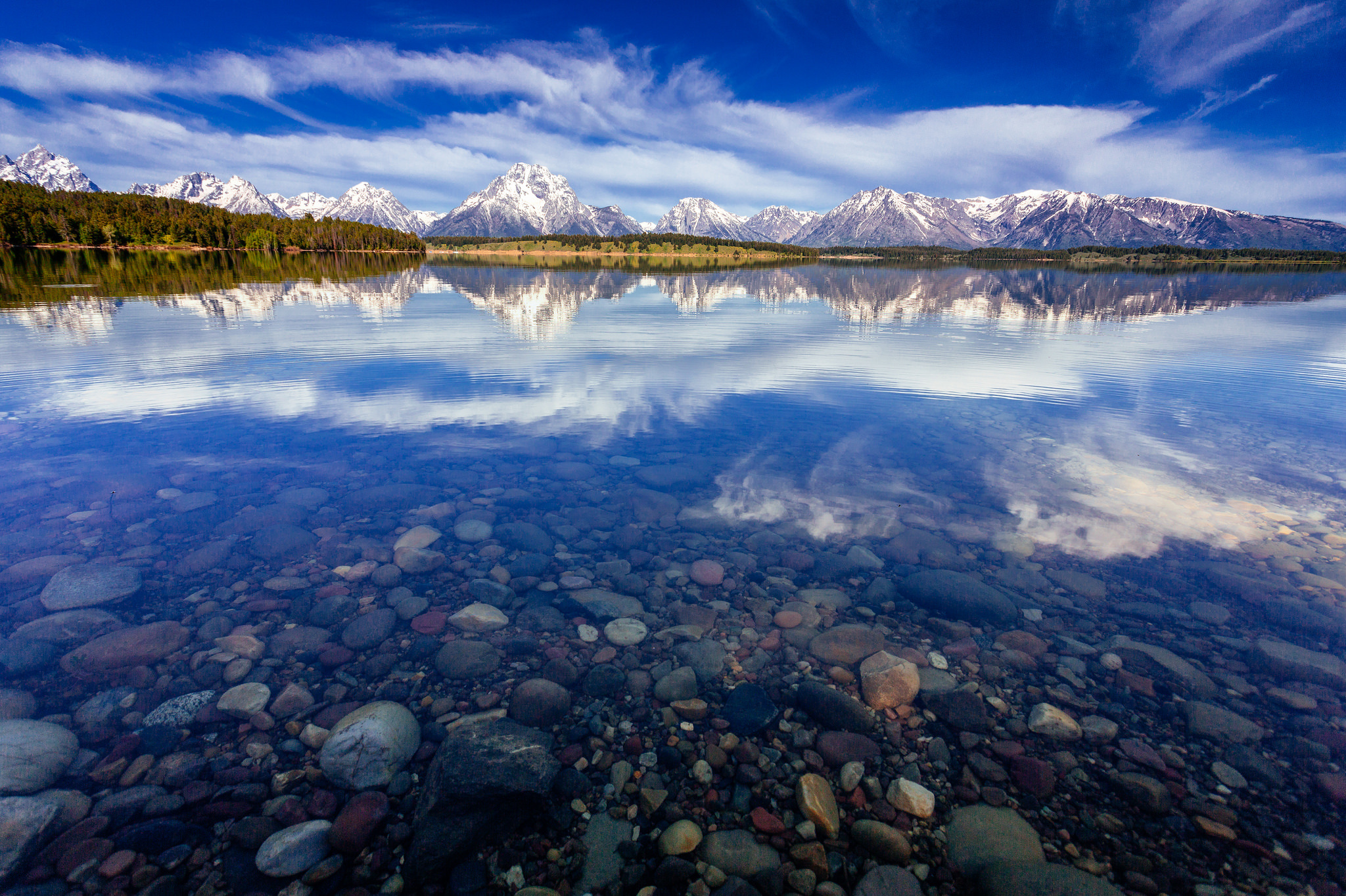 Jackson Lake Mount Moran Wyoming Grand Teton National Park 2048x1365