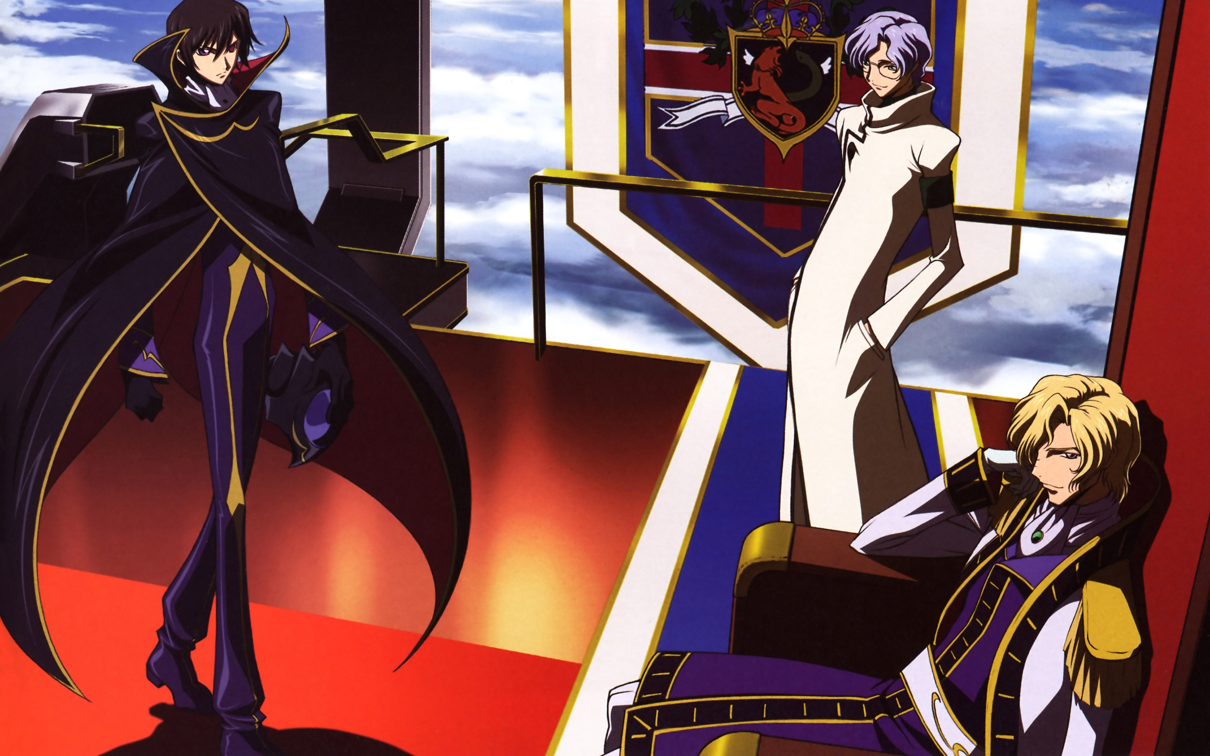 Lelouch Lamperouge Lloyd Asplund Schneizel El Britannia 4000x2500