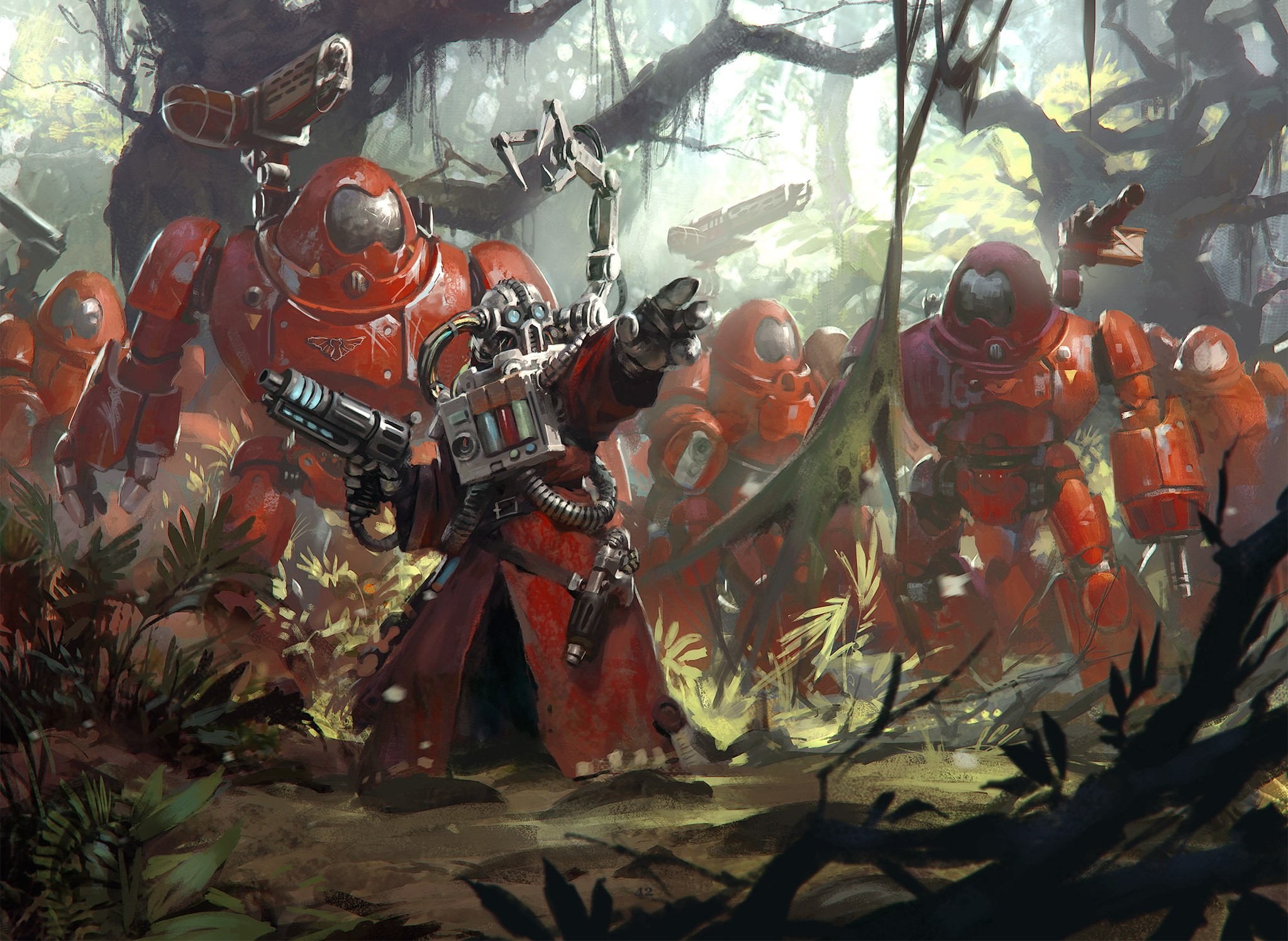 Warhammer 40 000 Adeptus Mechanicus Science Fiction 2048x1496