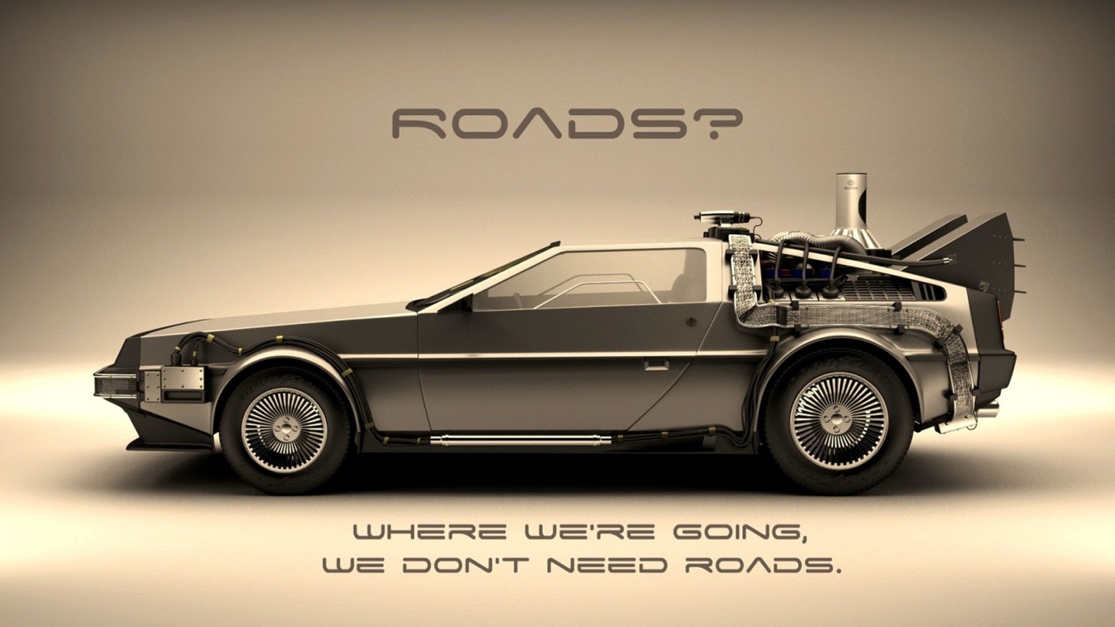 Back To The Future Time Machine DeLorean Movies Car Vehicle Simple Background Movie Vehicles 1600x900