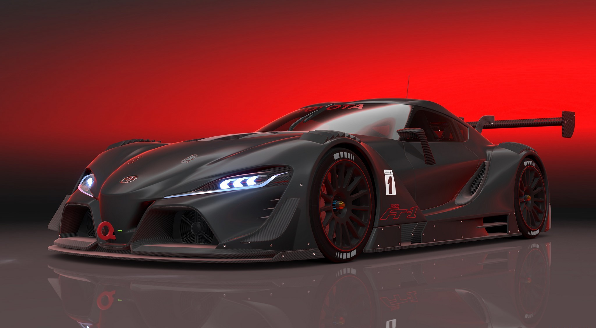 Toyota FT 1 Toyota Supercar Vehicle Car Concept Car 2048x1130