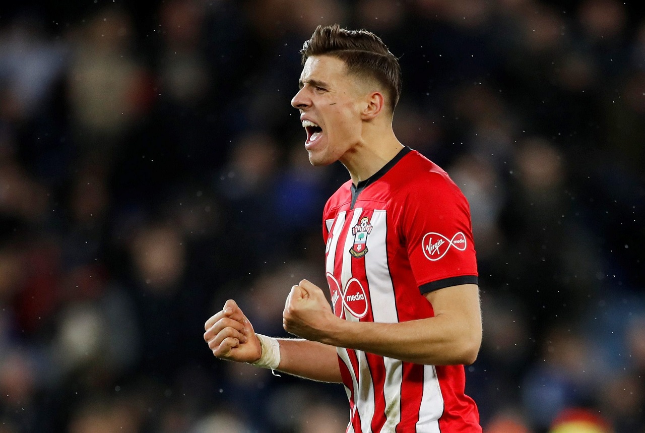 Jan Bednarek Southampton FC Footballers Polish Men Open Mouth Soccer Sport Football Player Poland 1280x859