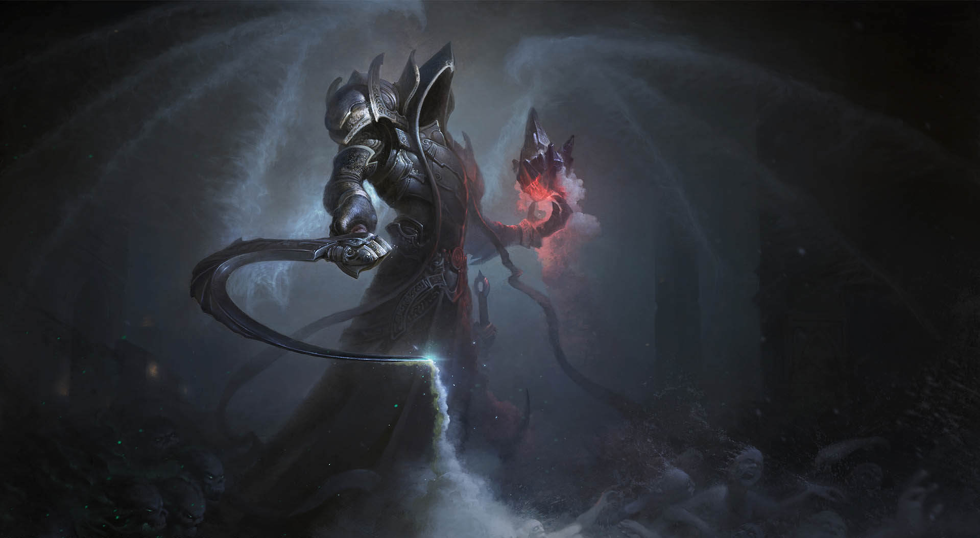 Diablo Iii Diablo 3 Reaper Of Souls Artwork Video Games Fantasy Art Video Game Art 2012 Year 1919x1054