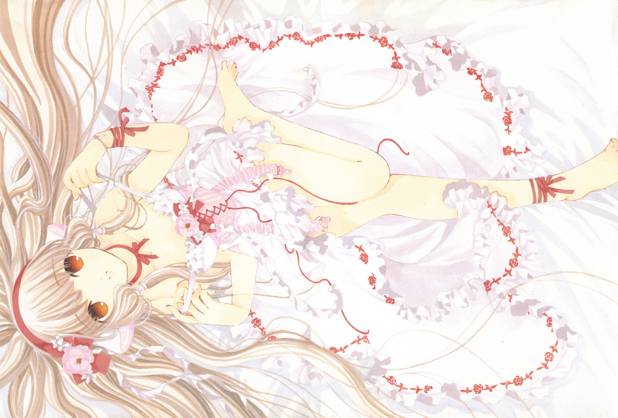 CLAMP Chobits Chii 2000x1352
