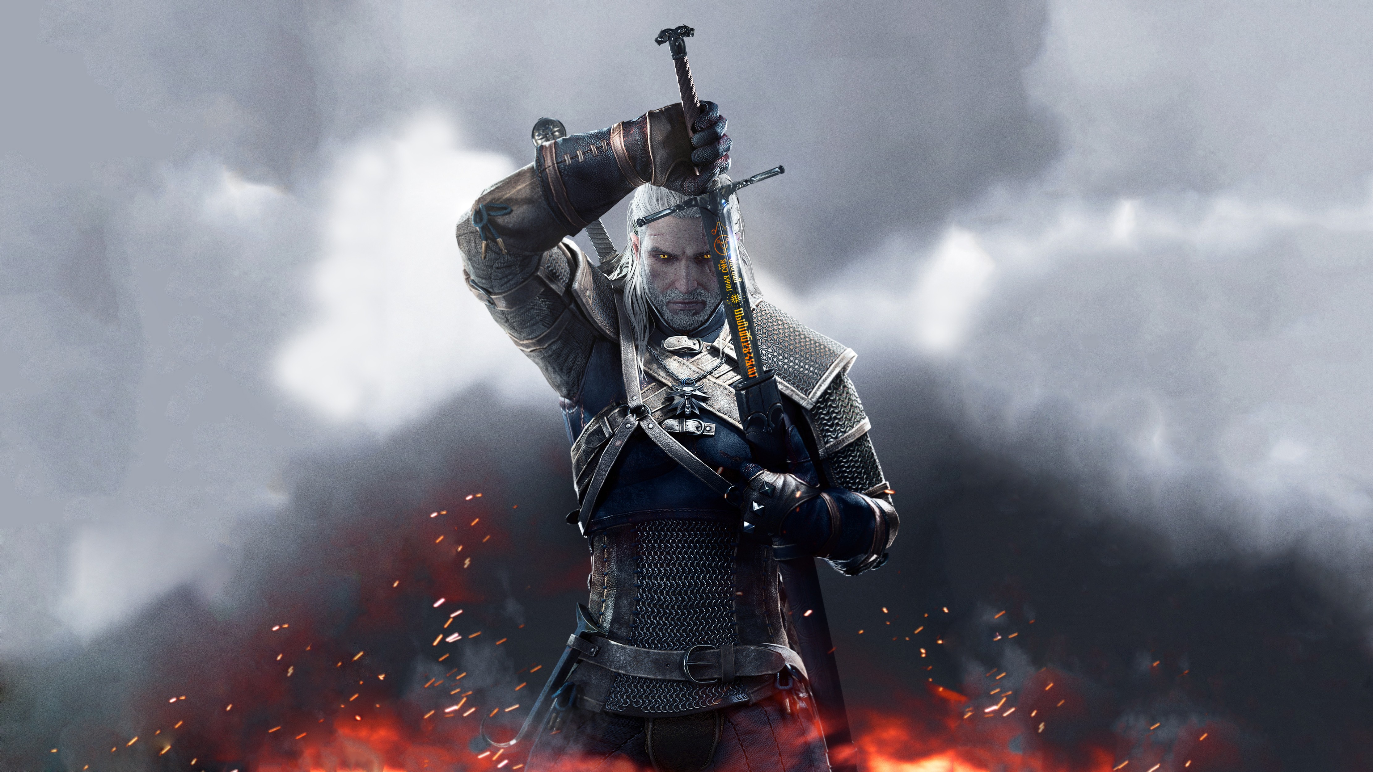 Video Games The Witcher 3 Wild Hunt Geralt Of Rivia Runes 4444x2500