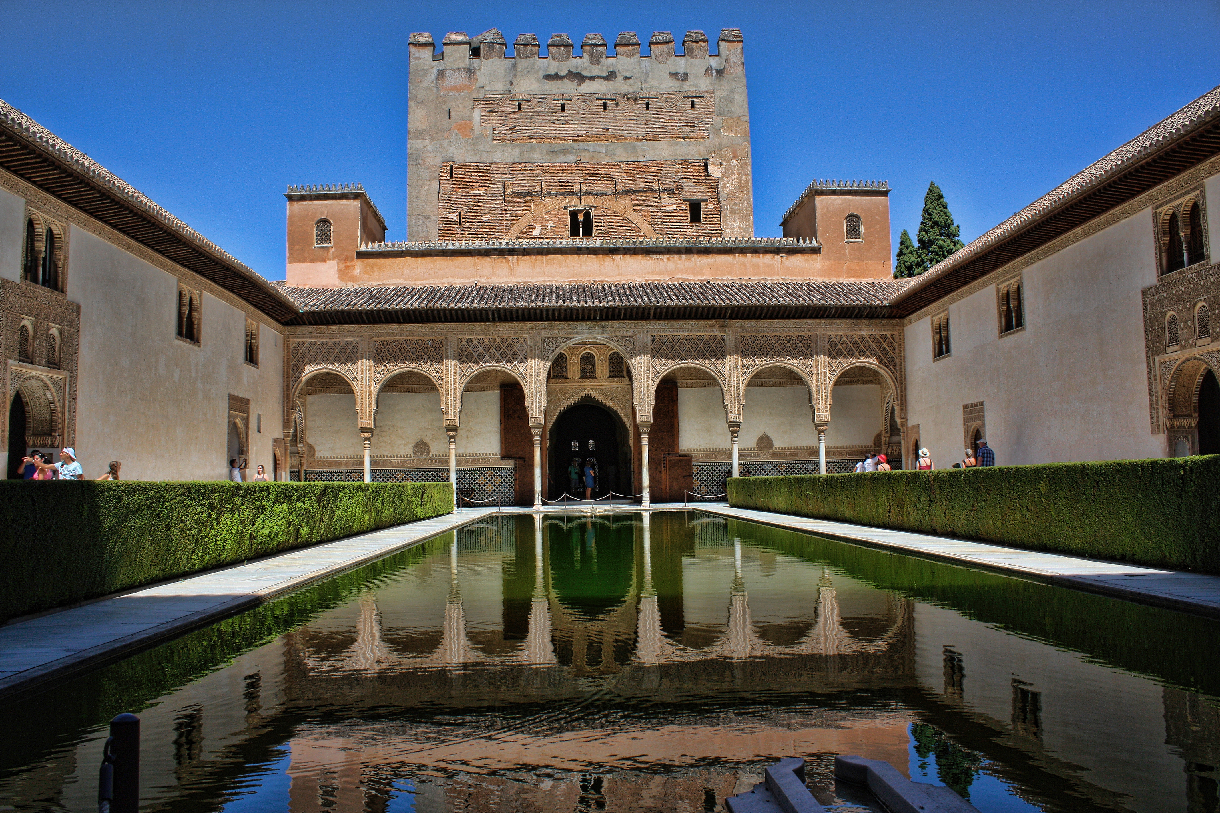 Alhambra Granada Spain Reflection 4272x2848