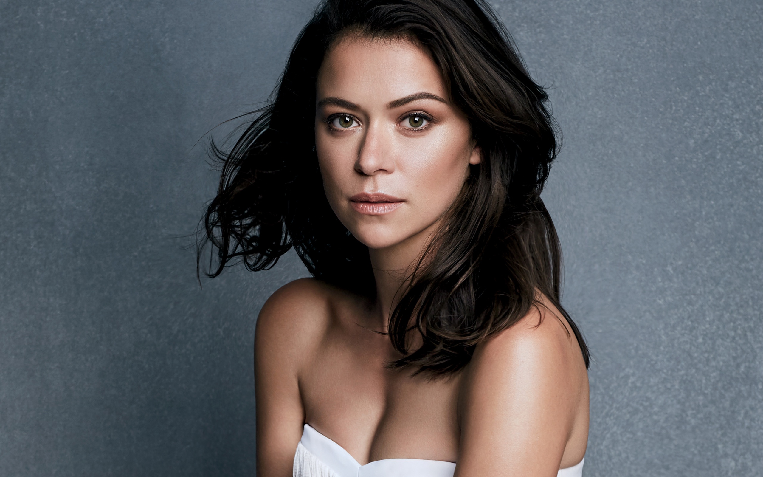 Tatiana Maslany Canadian Actress Brunette Green Eyes 2560x1600