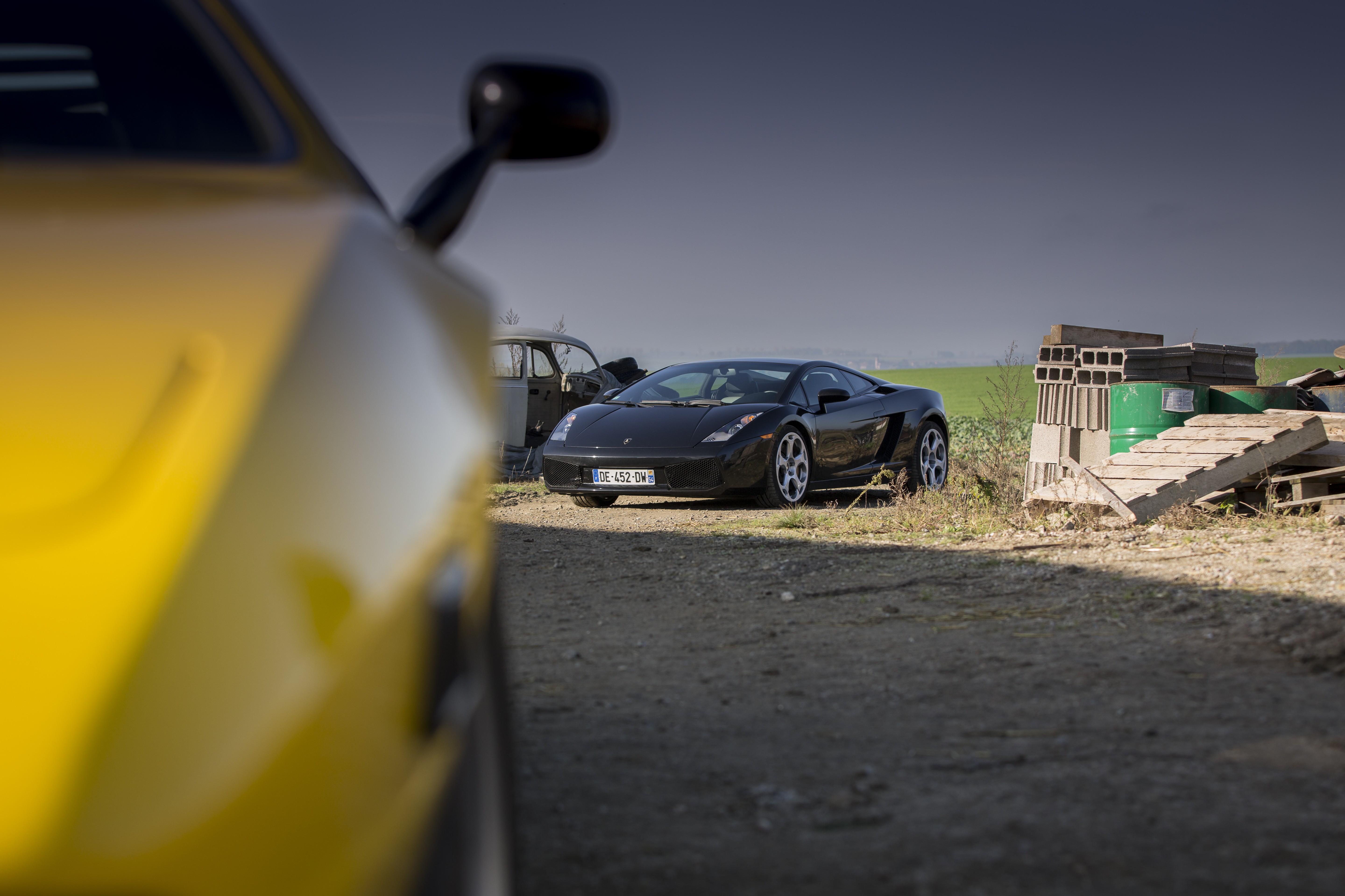 Car Pop Up Headlights Vehicle Focused Lamborghini Lamborghini Gallardo 5760x3840