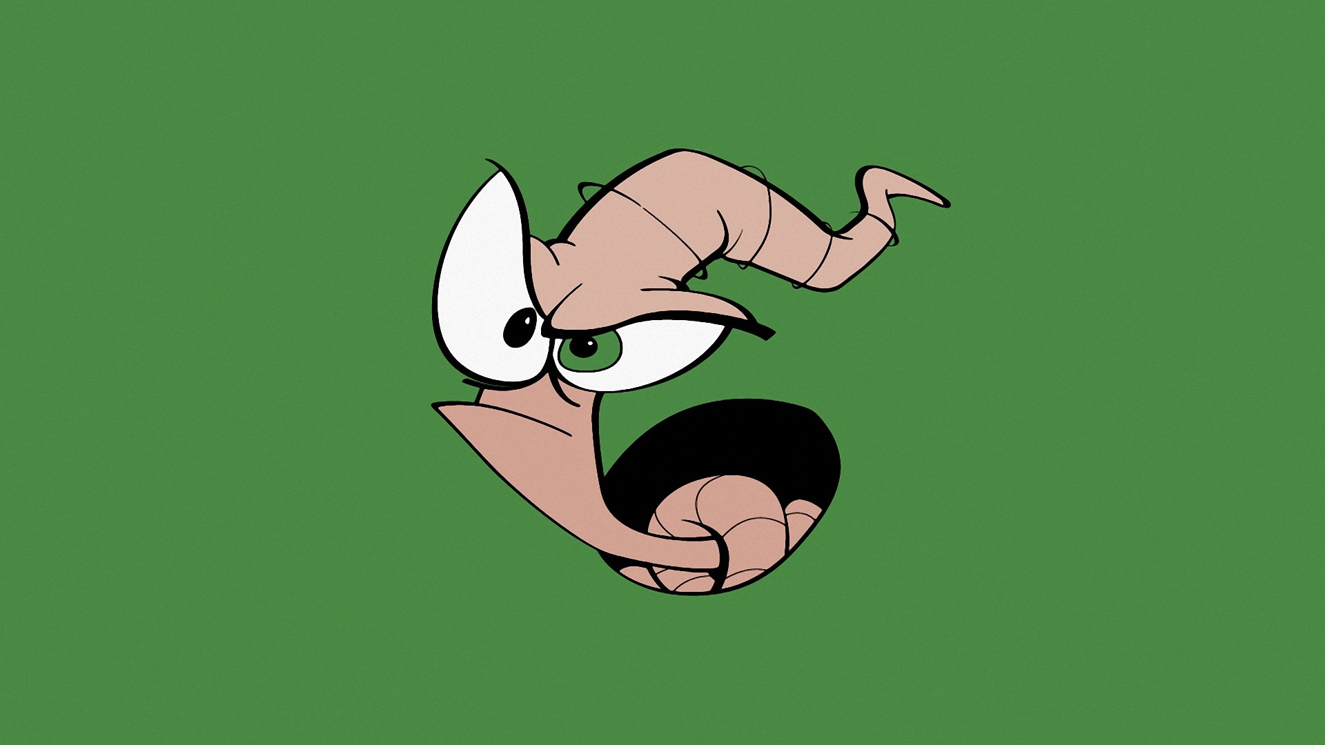 Earthworm Jim Green Background Video Games 1920x1080