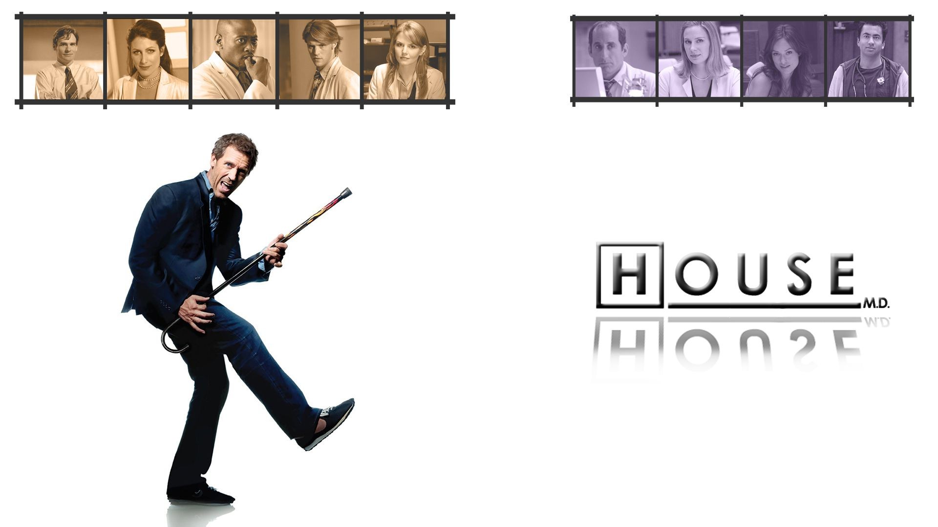 House M D Hugh Laurie Jennifer Morrison Olivia Wilde Tv Series 1920x1080