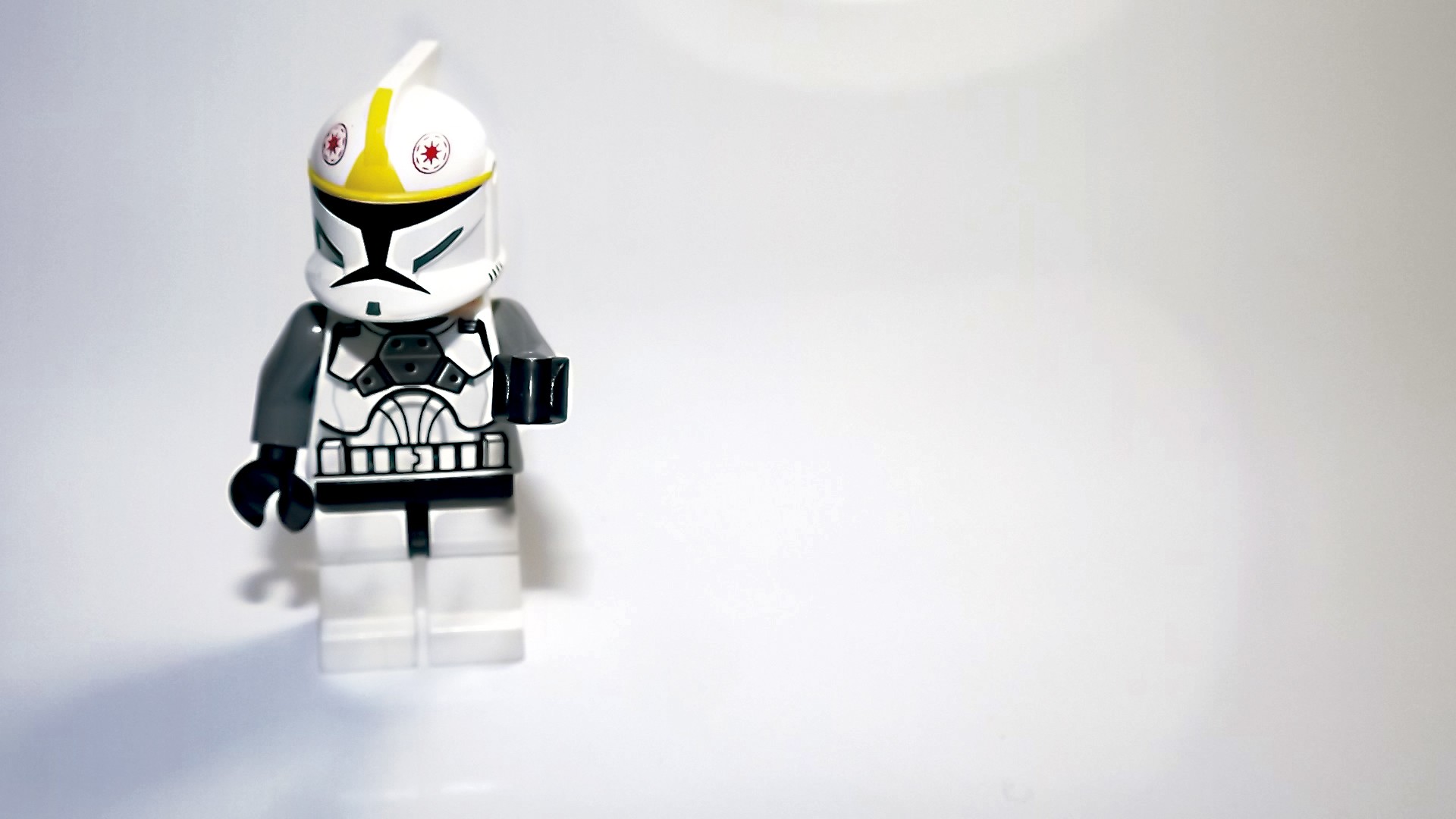 Star Wars LEGO Star Wars Simple Background Toys Macro Clone Trooper Pilot LEGO White Background 1920x1080