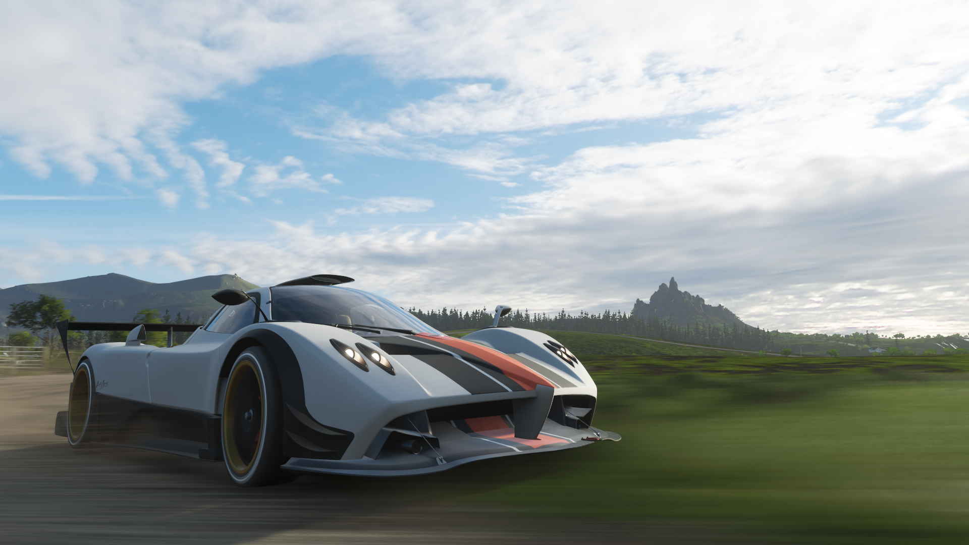 Forza Forza Horizon 4 Pagani Zonda Video Games Car Screen Shot 1920x1080