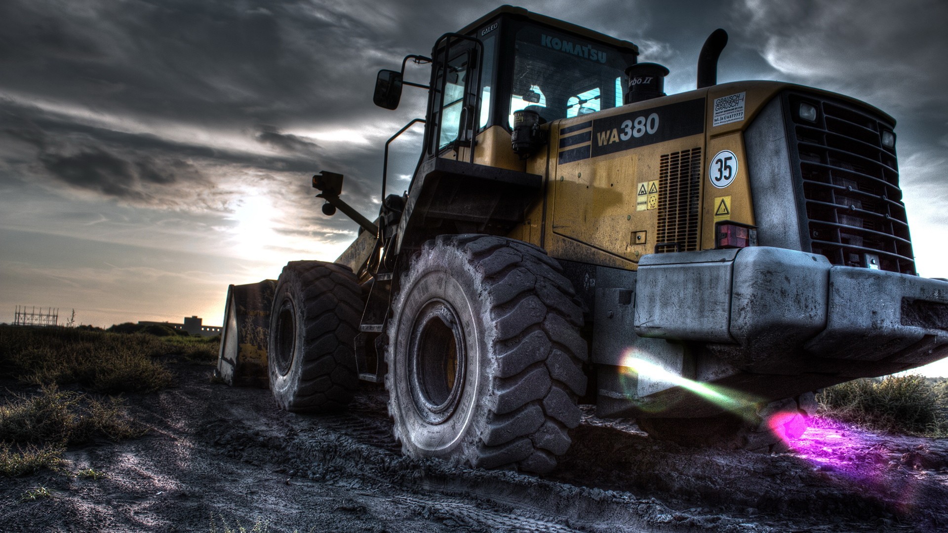 Front End Loader Construction Vehicles Vehicle Heavy Equipment 1920x1080