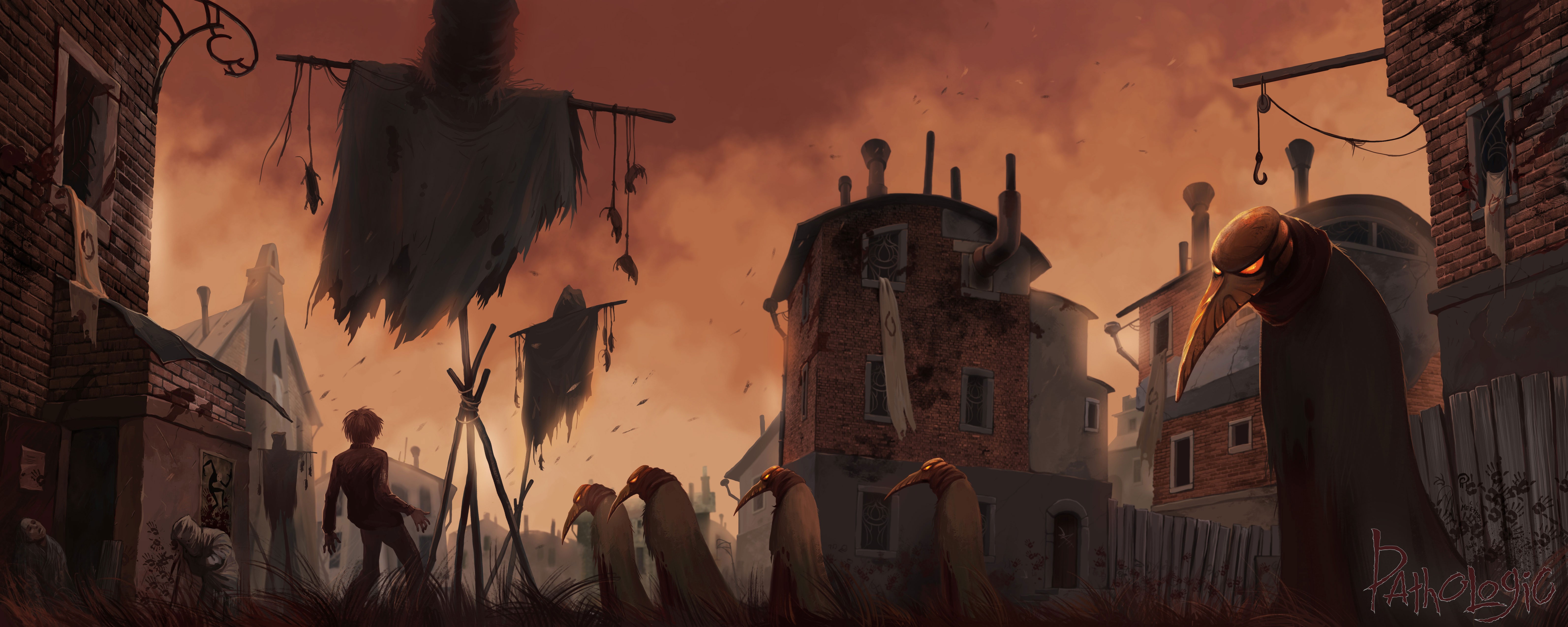 Pathologic Video Games Video Game Art 6374x2552