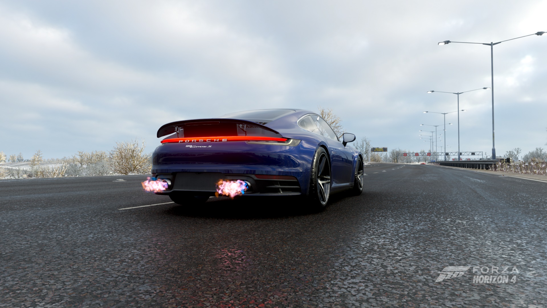 Porsche 911 Carrera S Forza Horizon 4 Video Games Screen Shot 1920x1080