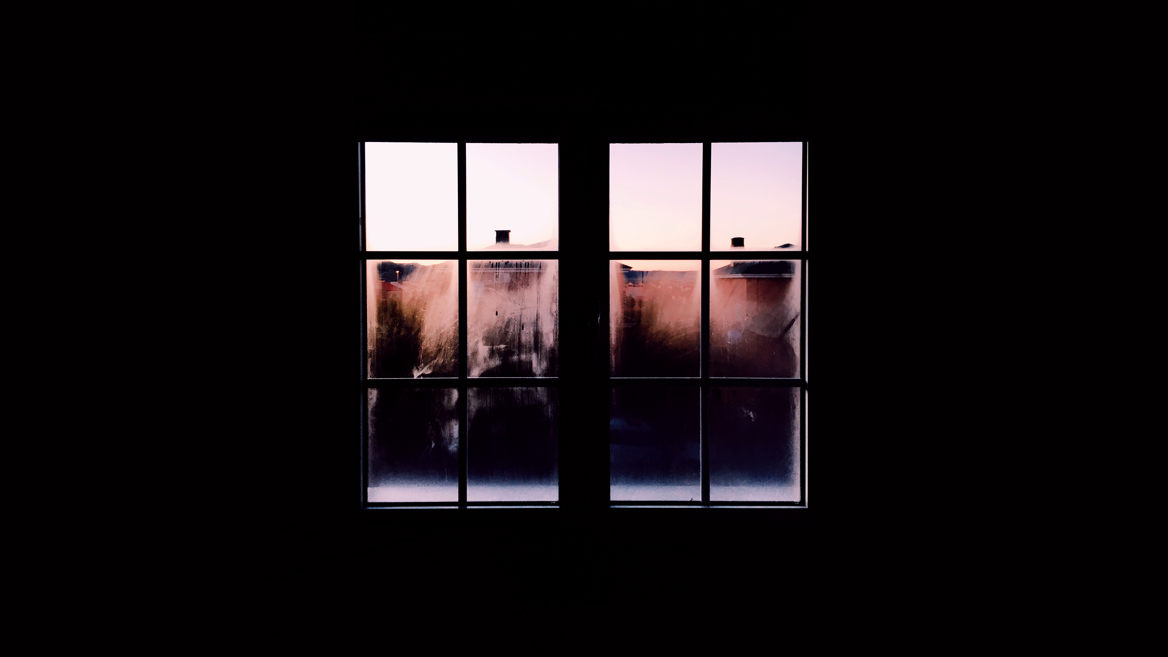Alberto Lucas Perez Window Foggy Window Dark 3840x2160