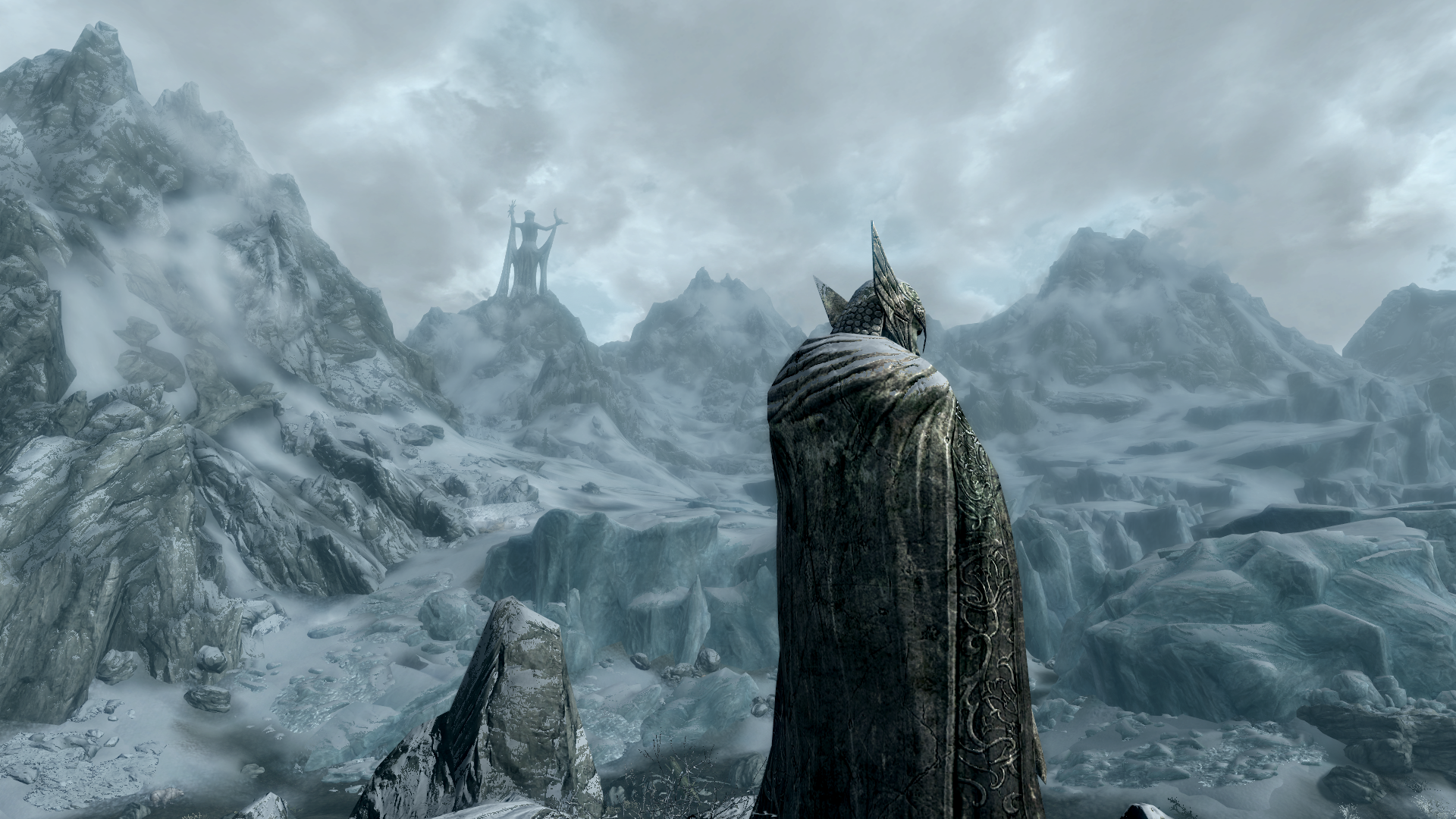 The Elder Scrolls V Skyrim Azura Winter Video Games The Elder Scrolls Talos Shrine Of Azura 1920x1080