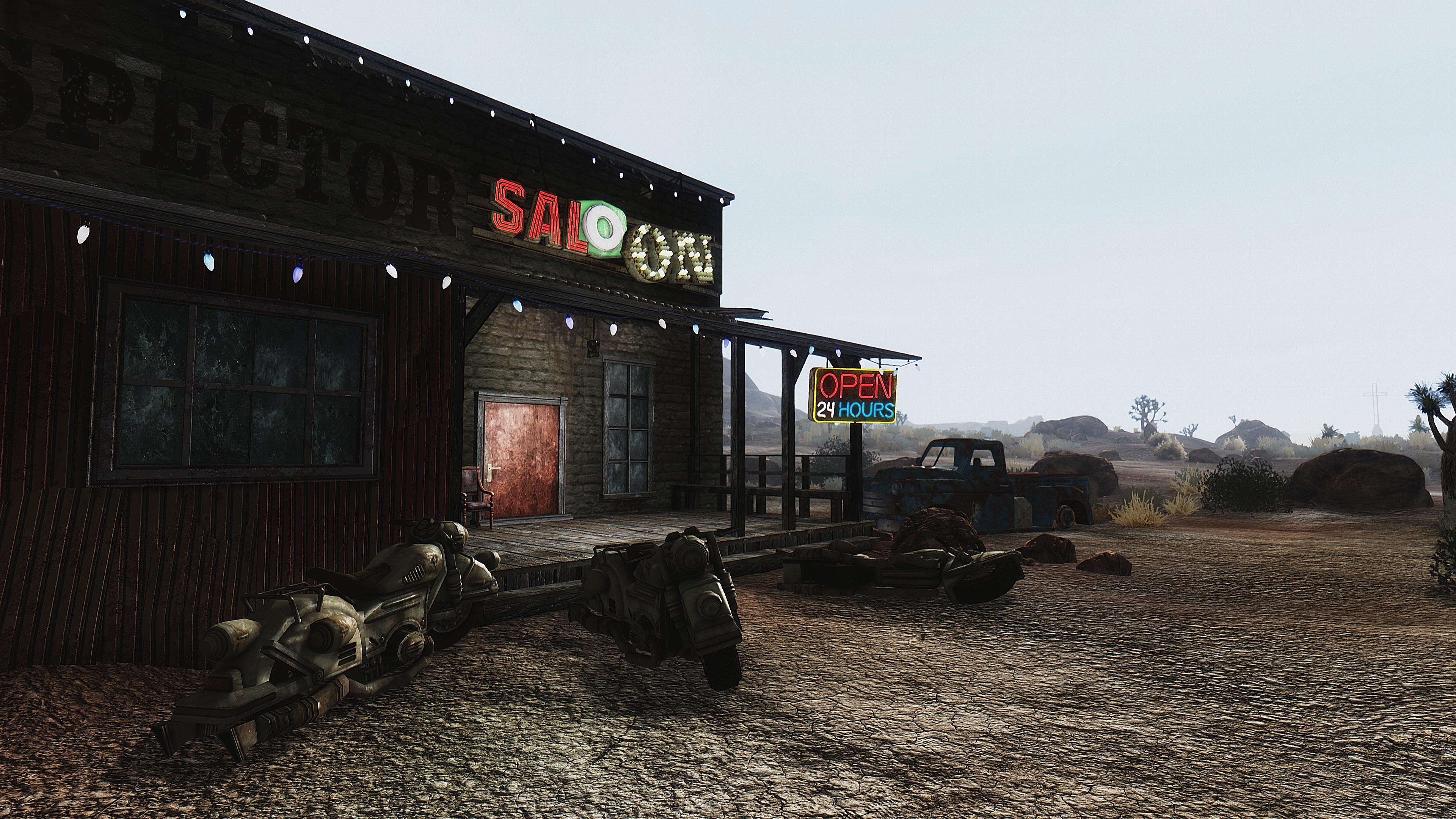 Fallout Fallout New Vegas ENB Apocalyptic Video Games Screen Shot Obsidian 3840x2160