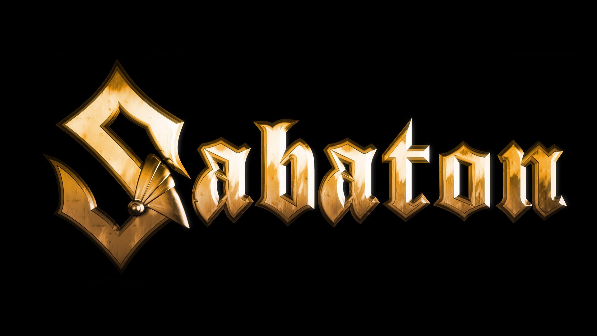 Sabaton Typography Simple Background Band Logo Power Metal 1920x1080