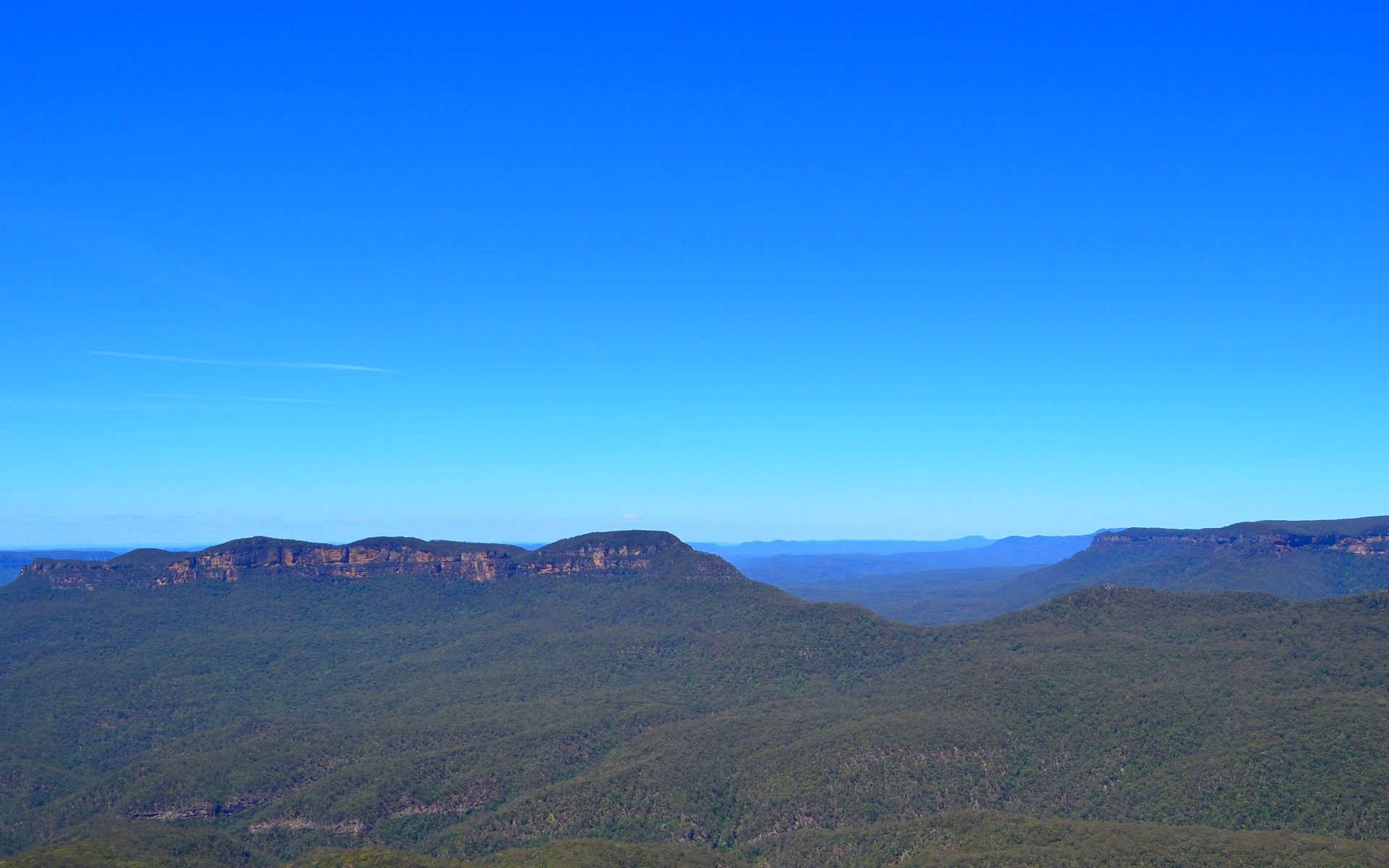 Blue Mountains Katoomba Mountain Cliff Forest Australia 1920x1200