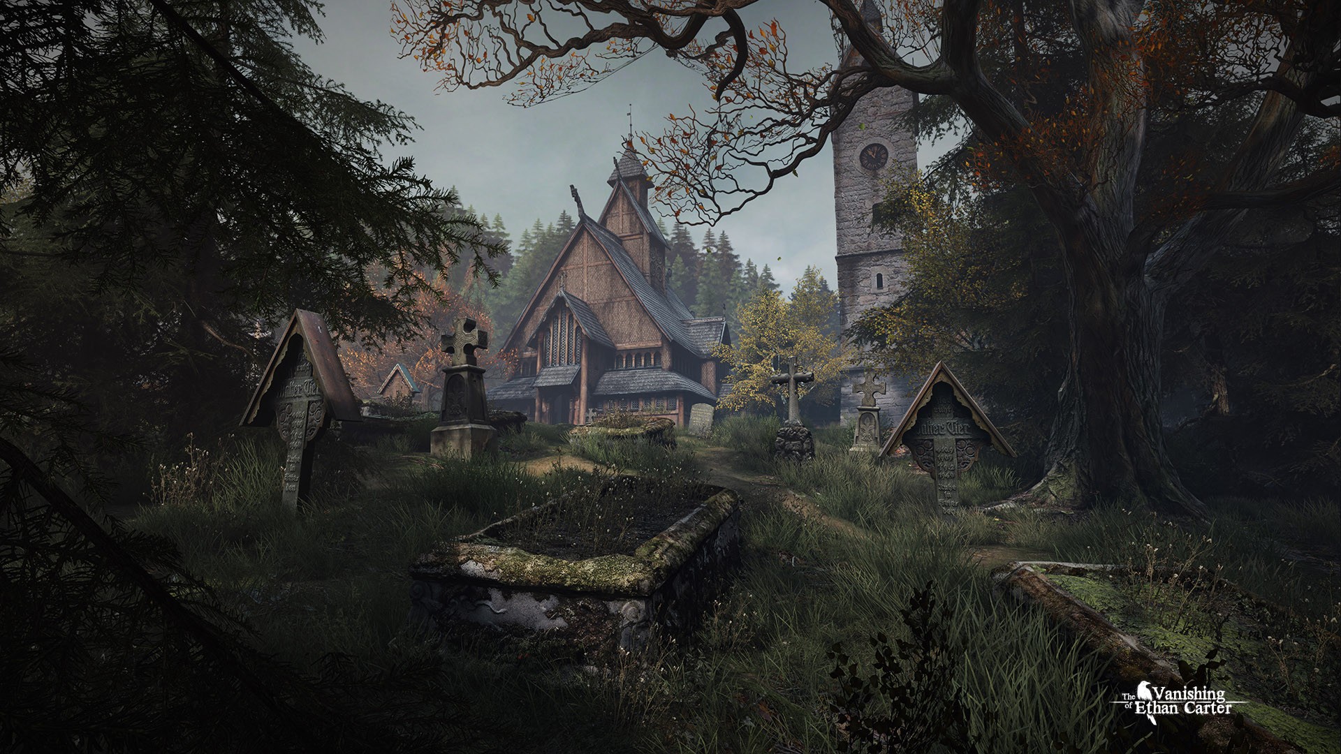 The Vanishing Of Ethan Carter Video Games Cemetery 1920x1080