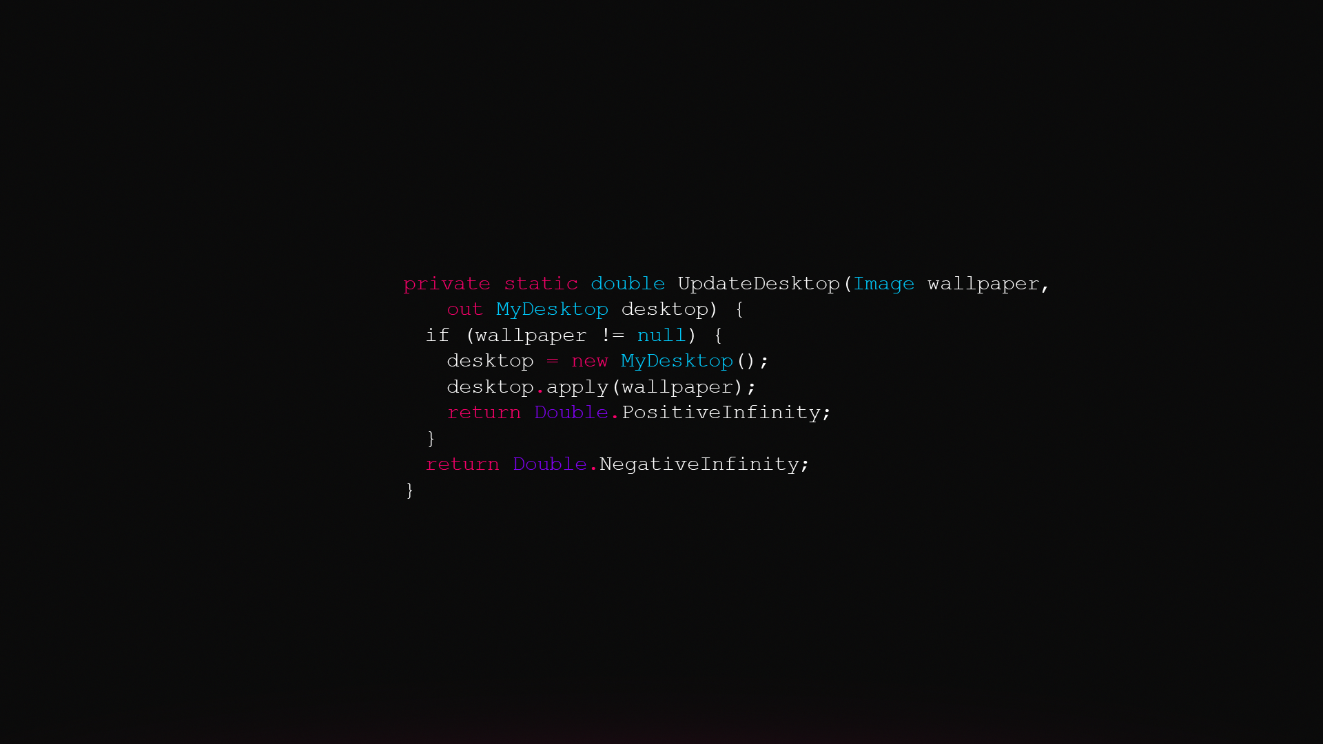 Syntax Highlighting Simple Background 1920x1080