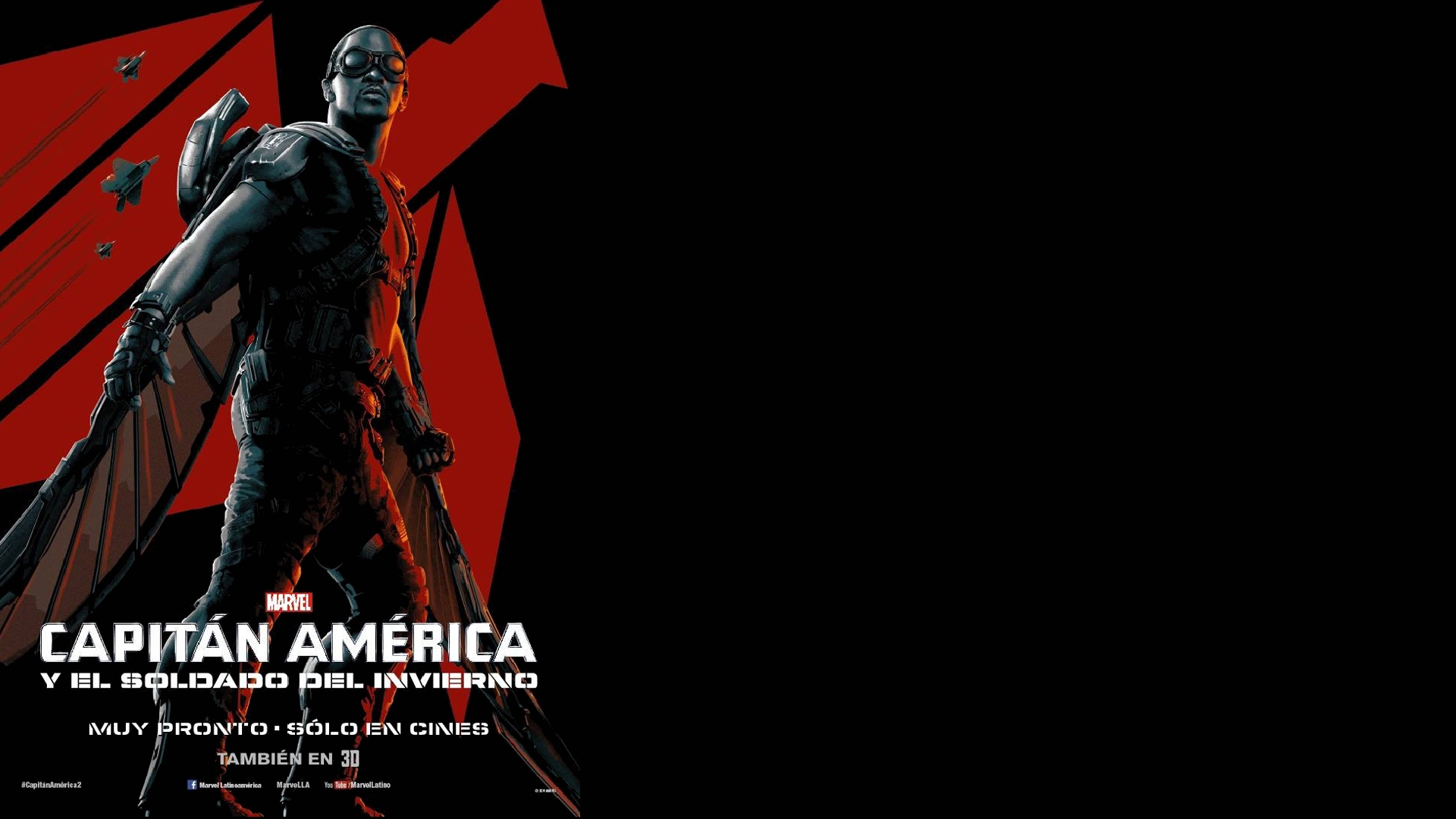 Captain America The Winter Soldier Anthony Mackie Falcon Marvel Comics 1920x1080