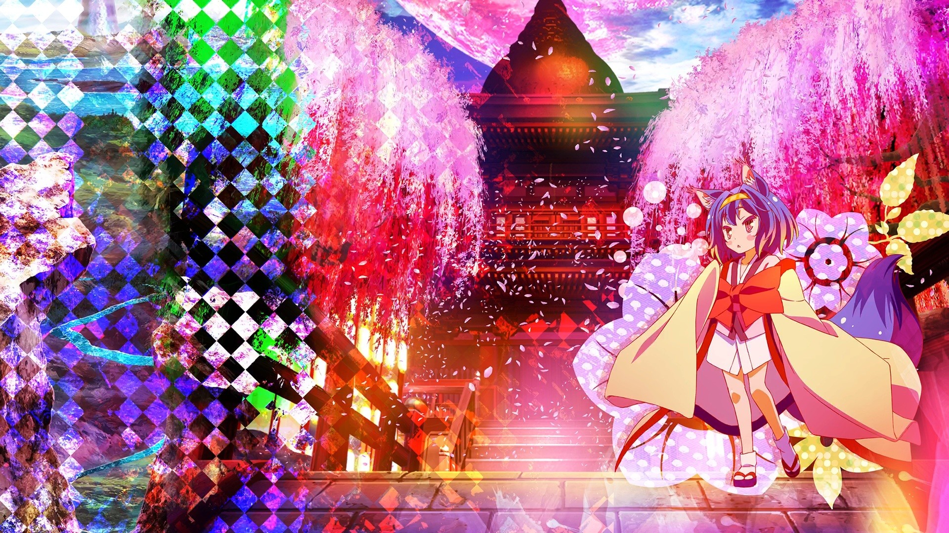 No Game No Life Anime Hatsuse Izuna 1920x1080