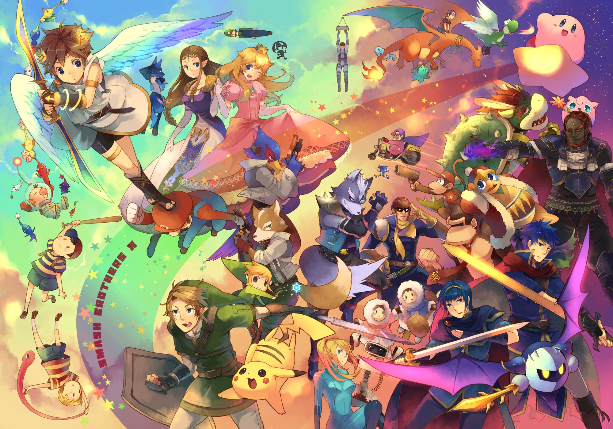 Video Game Super Smash Bros Brawl 2000x1399