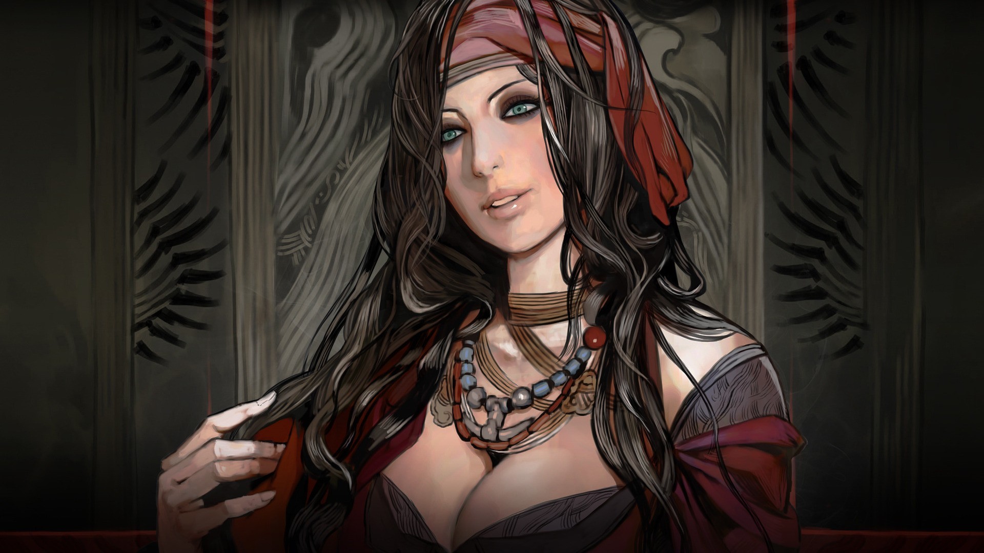 Castlevania Order Of Ecclesia Castlevania Video Game Girls Dark Hair Fantasy Girl Video Games 1920x1080