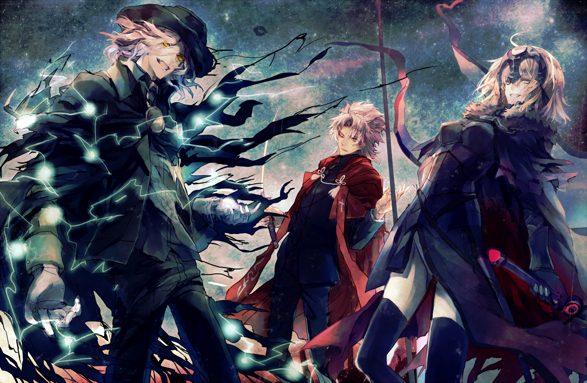 Edmond Dantes Fate Grand Order Jeanne DArc Alter Shirou Kotomine Avenger Fate Grand Order Fate Grand 1920x1254